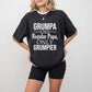 Grumpa Only Grumpier - Grandpa Unisex Crewneck T-Shirt Sweatshirt Hoodie