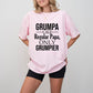 Grumpa Only Grumpier - Grandpa Unisex Crewneck T-Shirt Sweatshirt Hoodie