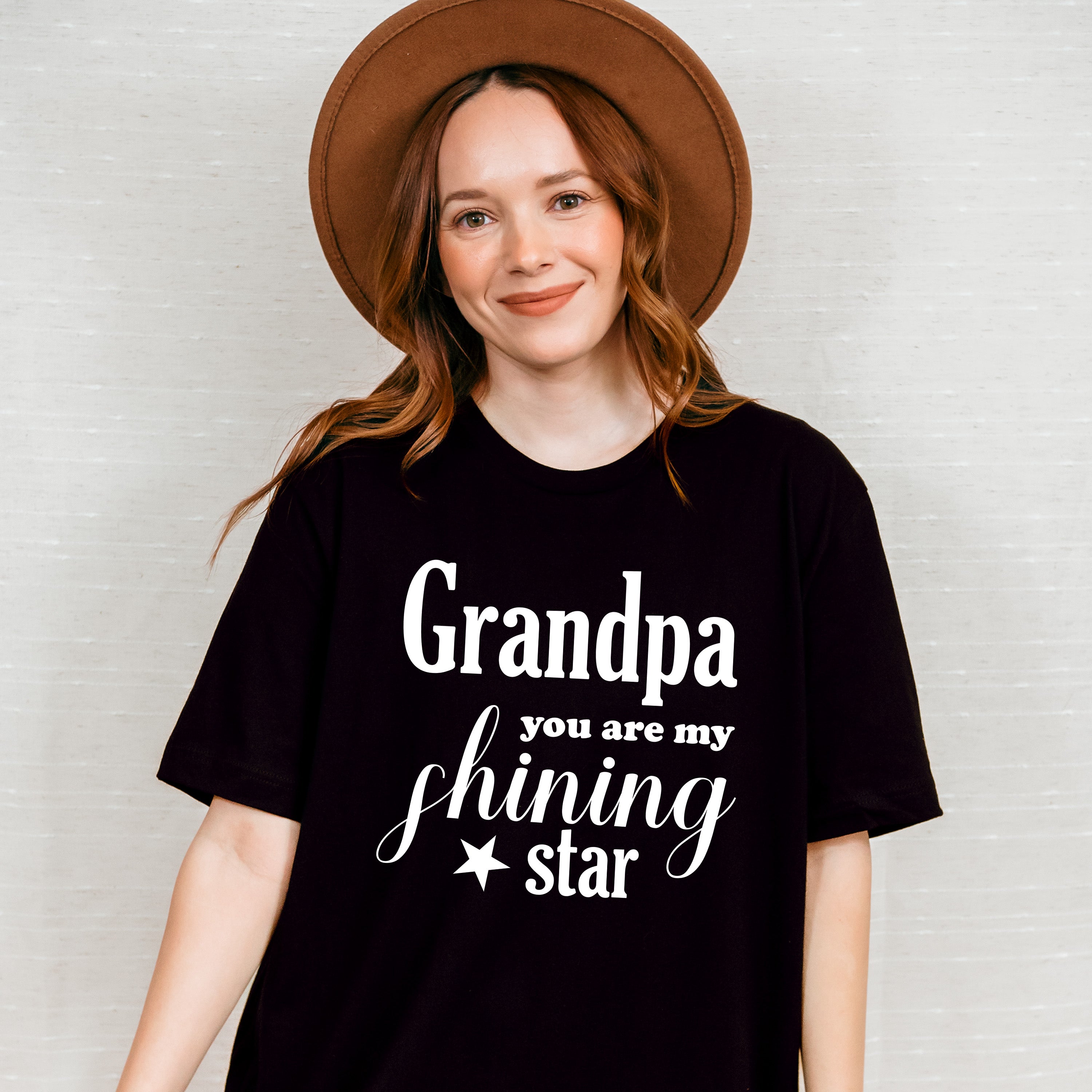 Grandpa My Shining Star - Grandpa Unisex Crewneck T-Shirt Sweatshirt Hoodie
