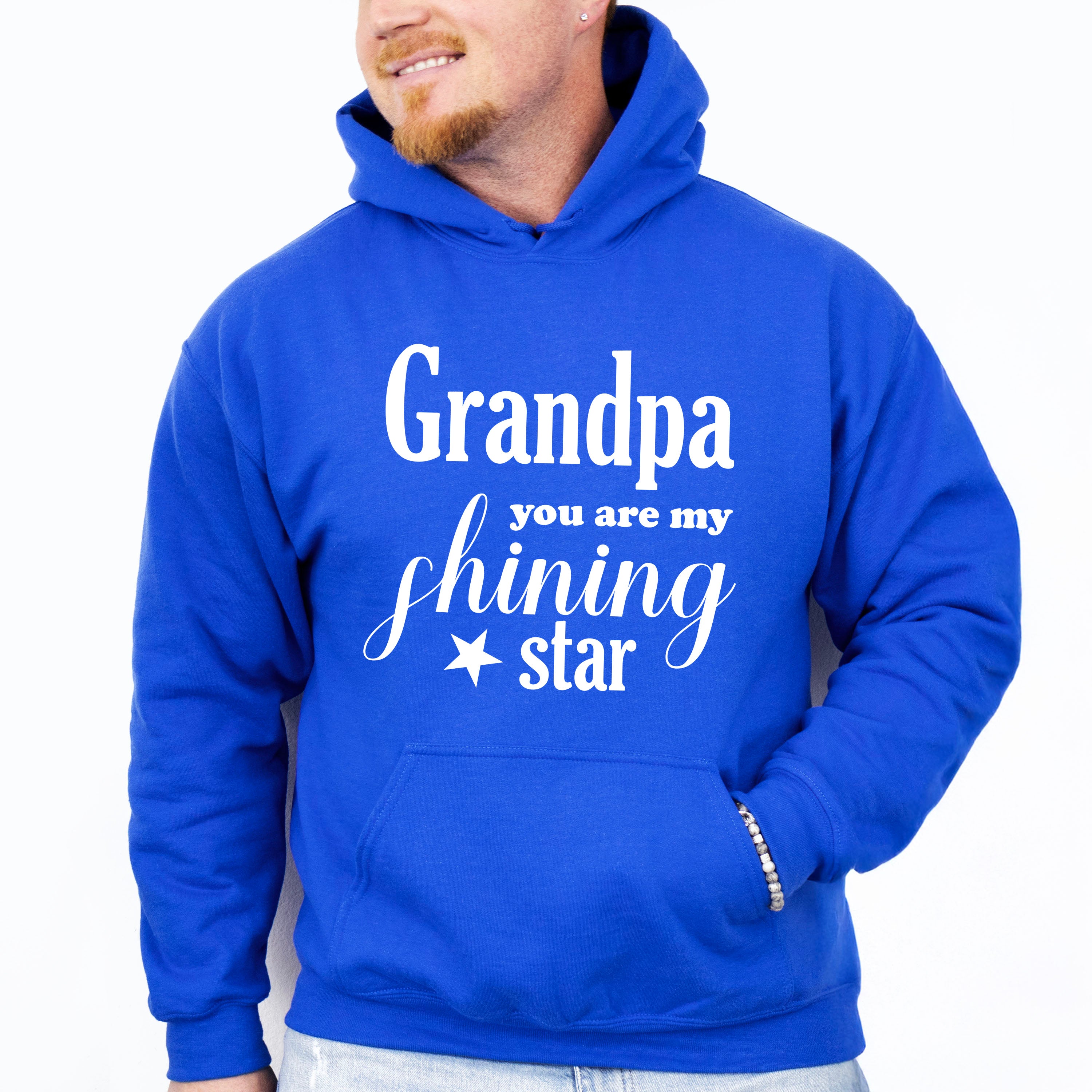 Grandpa My Shining Star - Grandpa Unisex Crewneck T-Shirt Sweatshirt Hoodie