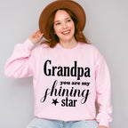 Grandpa My Shining Star - Grandpa Unisex Crewneck T-Shirt Sweatshirt Hoodie