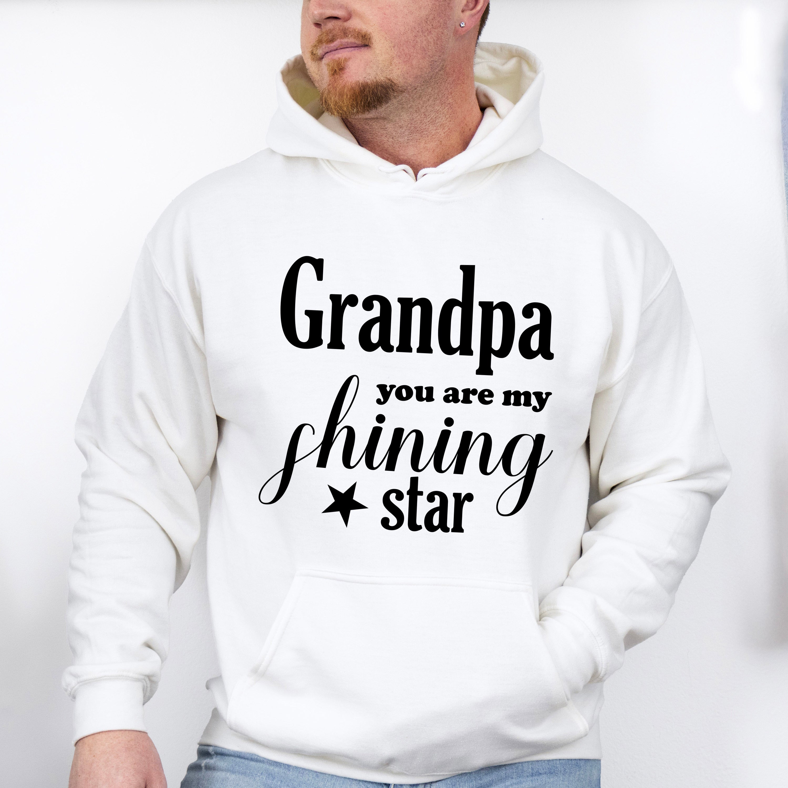 Grandpa My Shining Star - Grandpa Unisex Crewneck T-Shirt Sweatshirt Hoodie