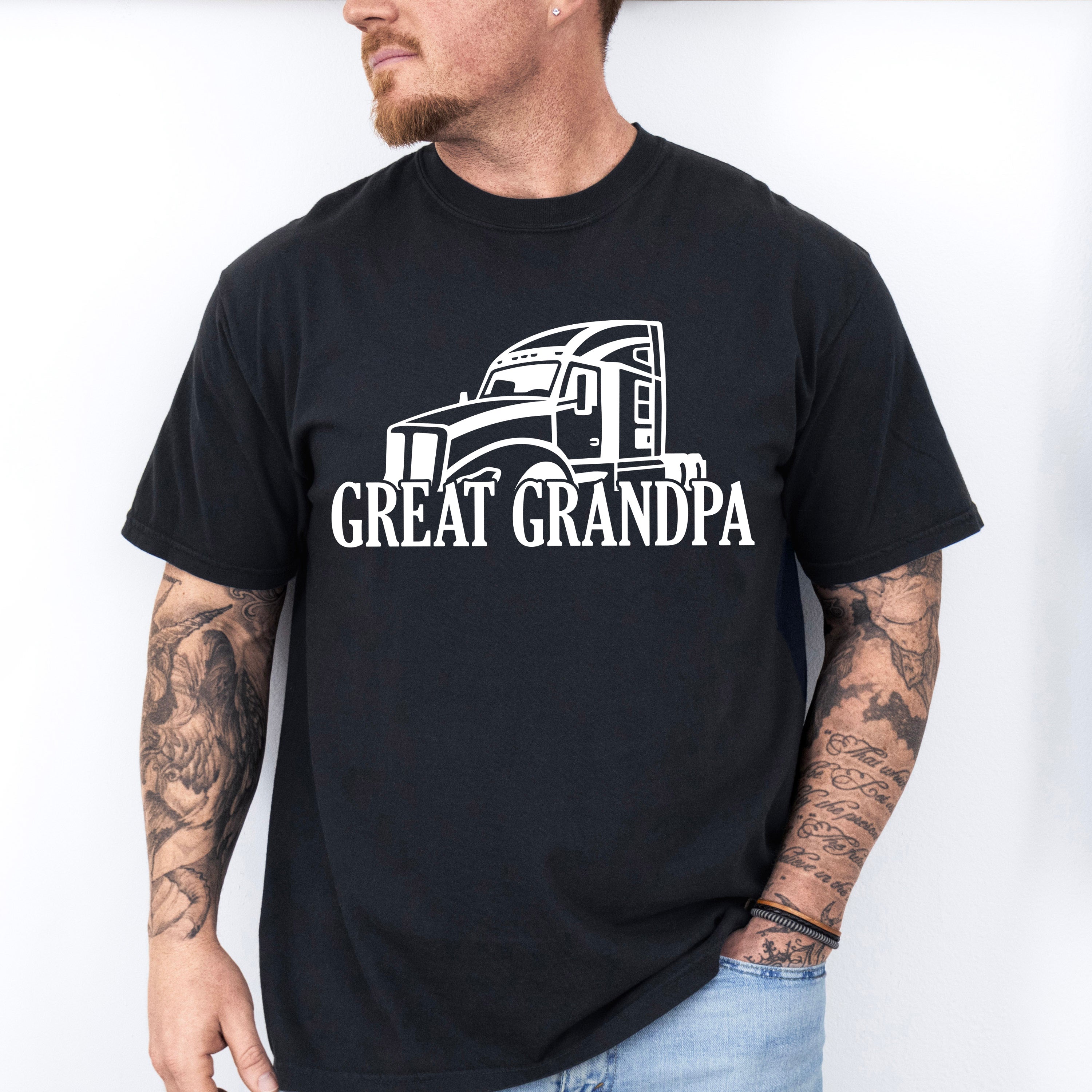 Great Grandpa Semi - Grandpa Unisex Crewneck T-Shirt Sweatshirt Hoodie