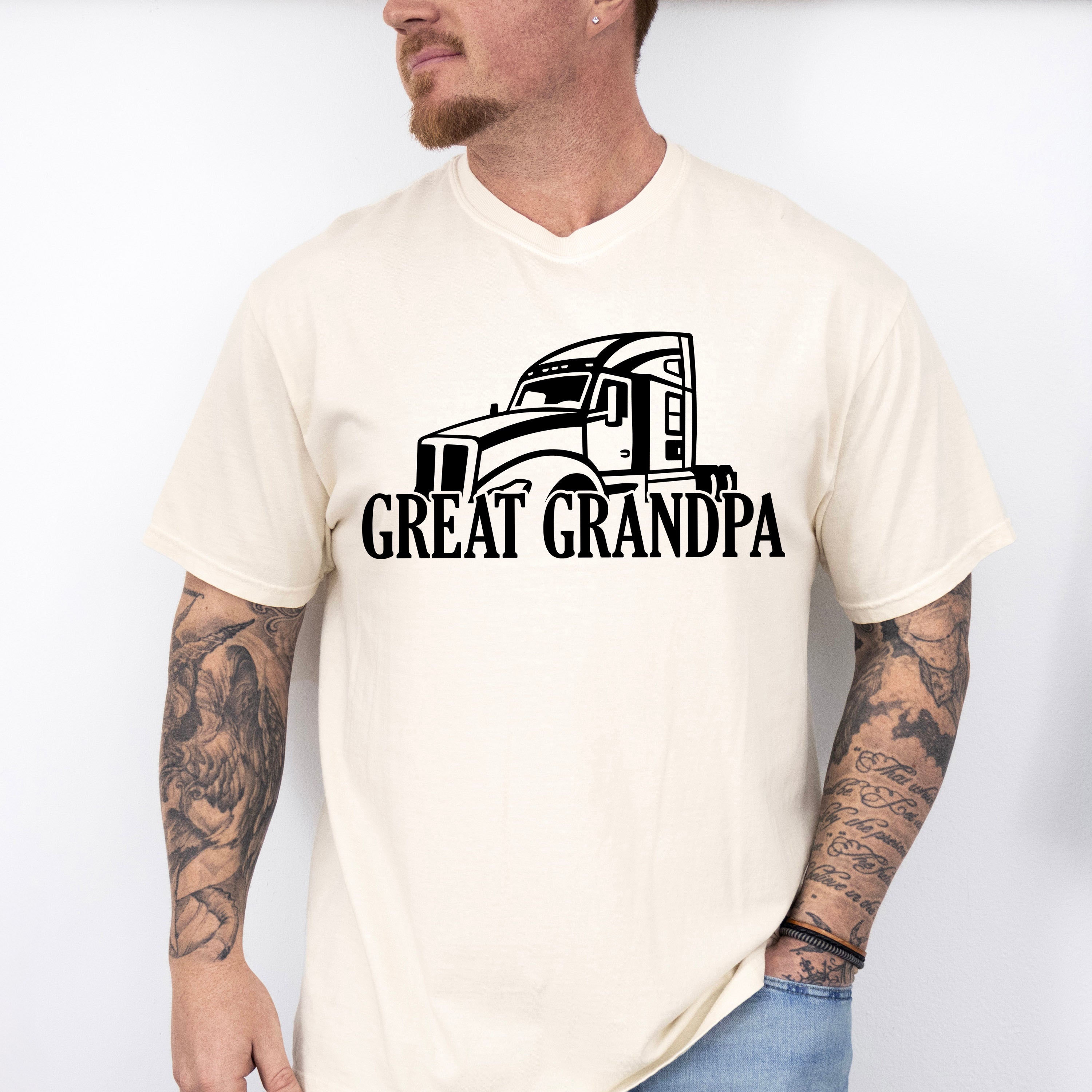 Great Grandpa Semi - Grandpa Unisex Crewneck T-Shirt Sweatshirt Hoodie