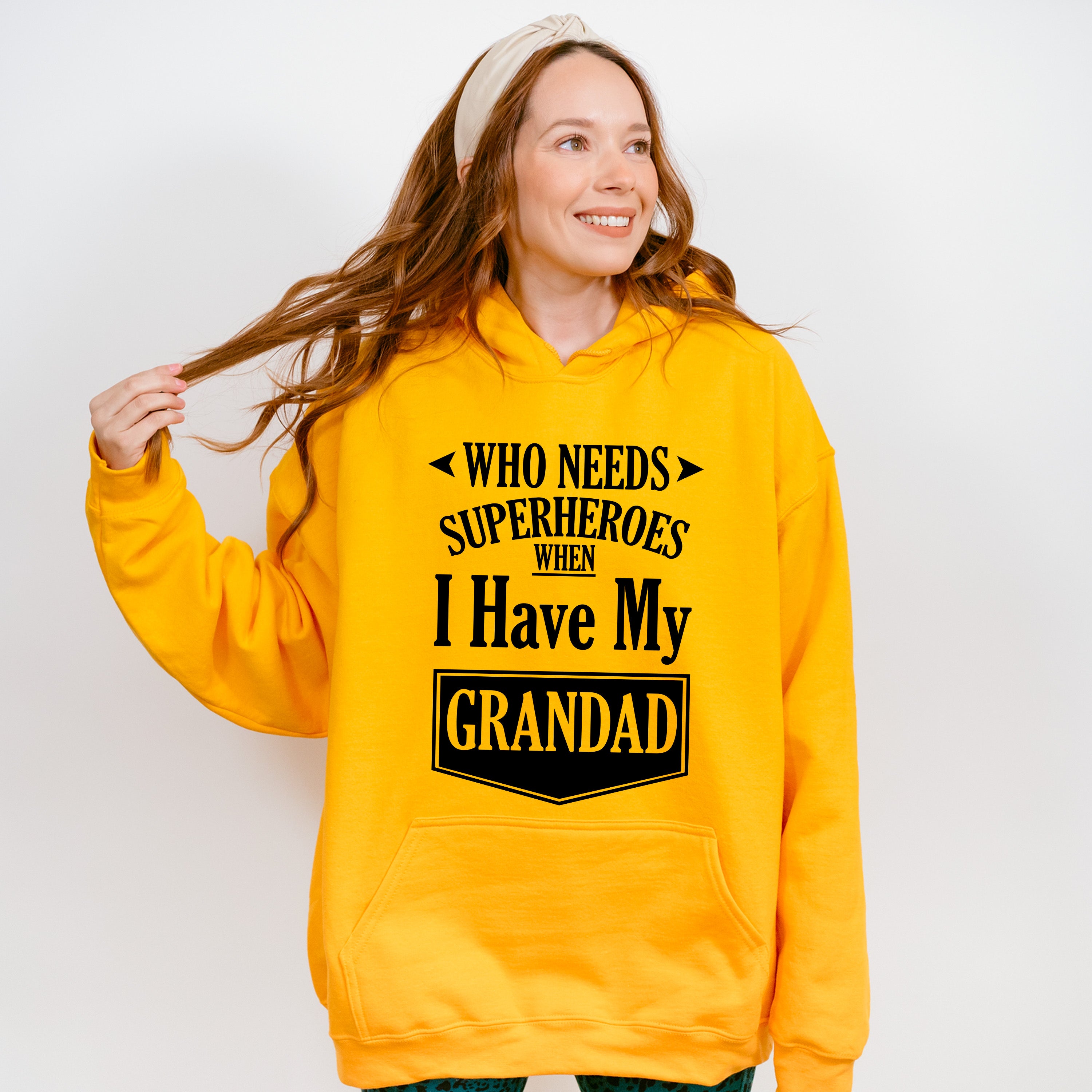 Who Needs Superheroes - Grandpa Unisex Crewneck T-Shirt Sweatshirt Hoodie