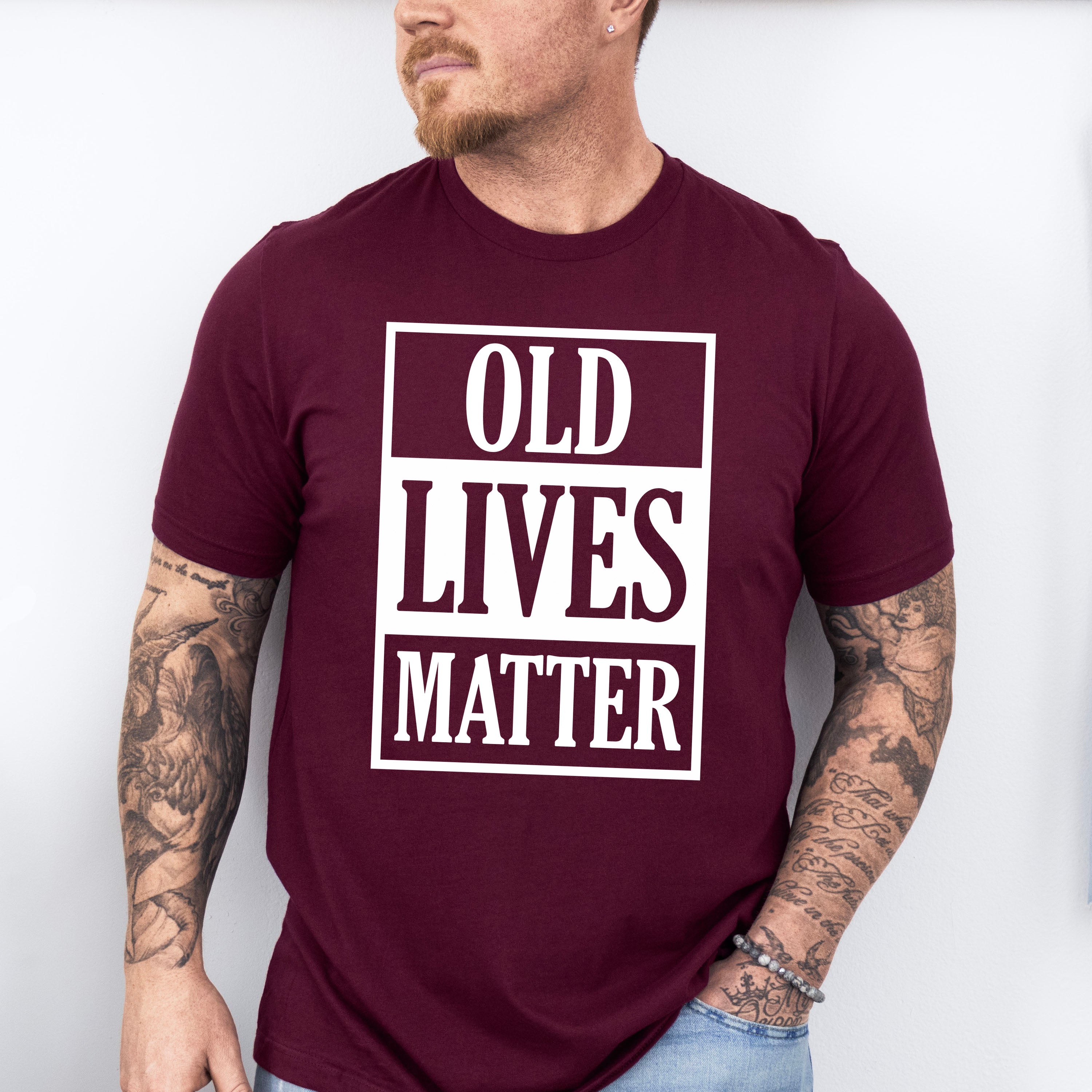 Old Lives Matter - Grandpa Unisex Crewneck T-Shirt Sweatshirt Hoodie