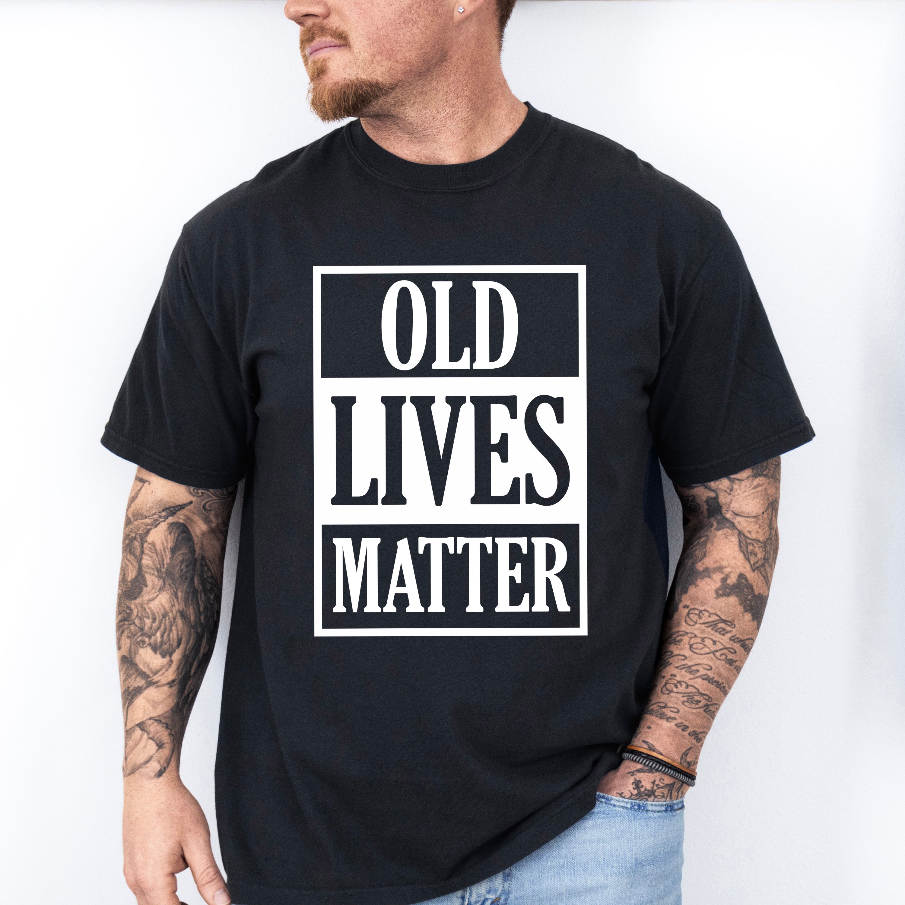 Old Lives Matter - Grandpa Unisex Crewneck T-Shirt Sweatshirt Hoodie