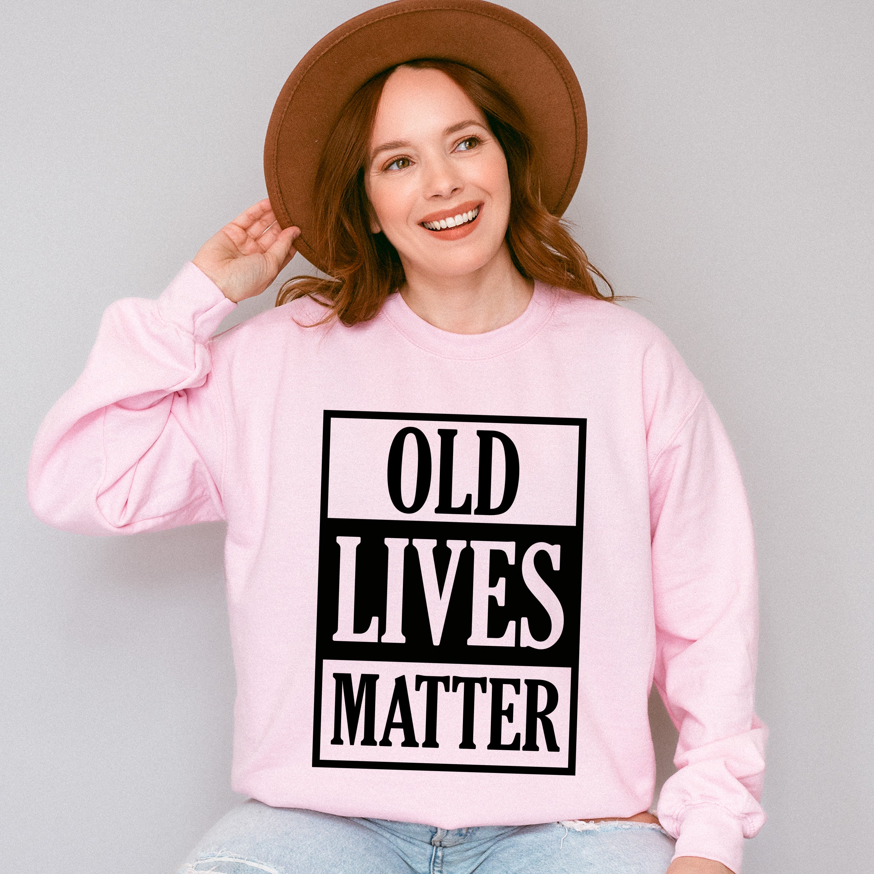 Old Lives Matter - Grandpa Unisex Crewneck T-Shirt Sweatshirt Hoodie