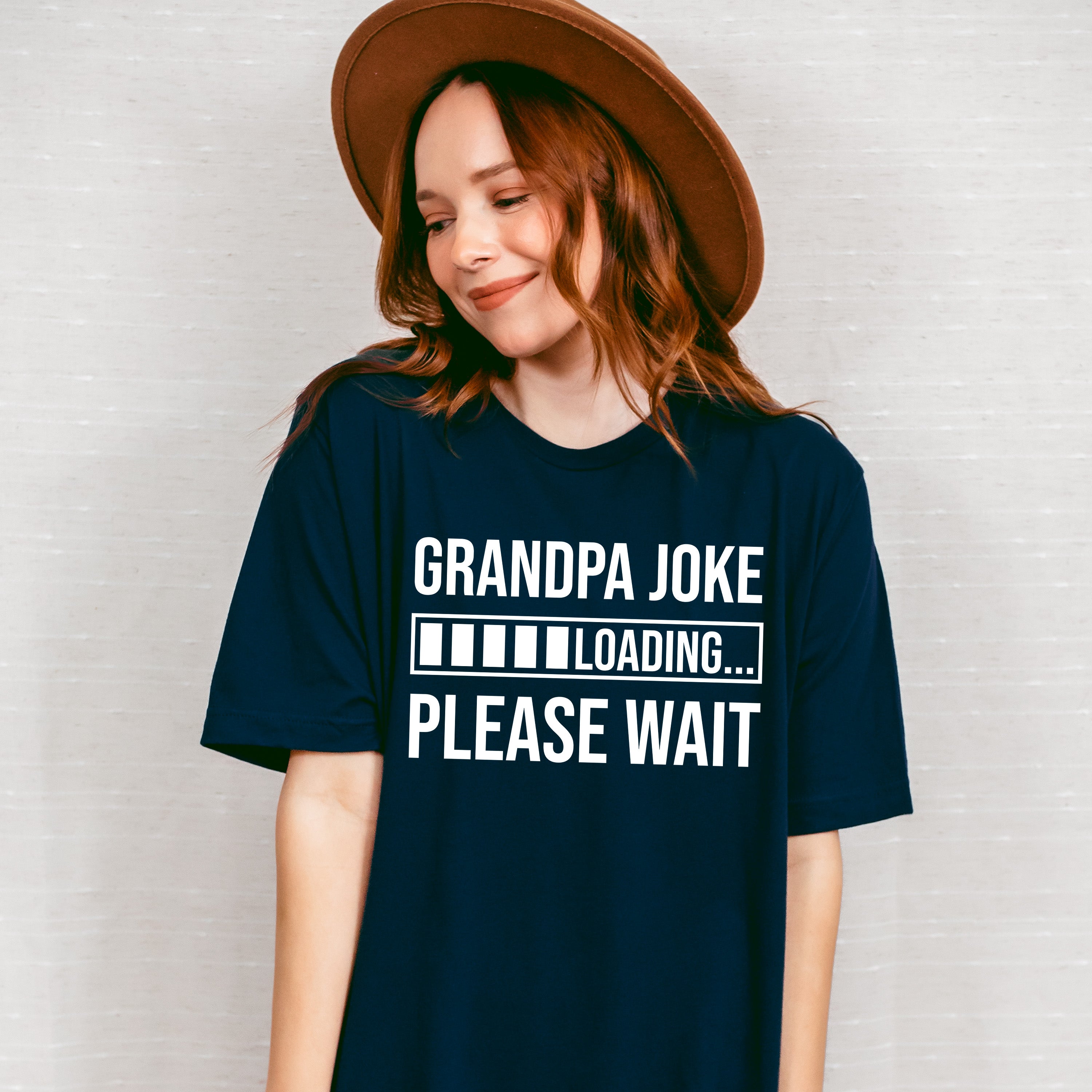 Grandpa Joke Loading - Grandpa Unisex Crewneck T-Shirt Sweatshirt Hoodie