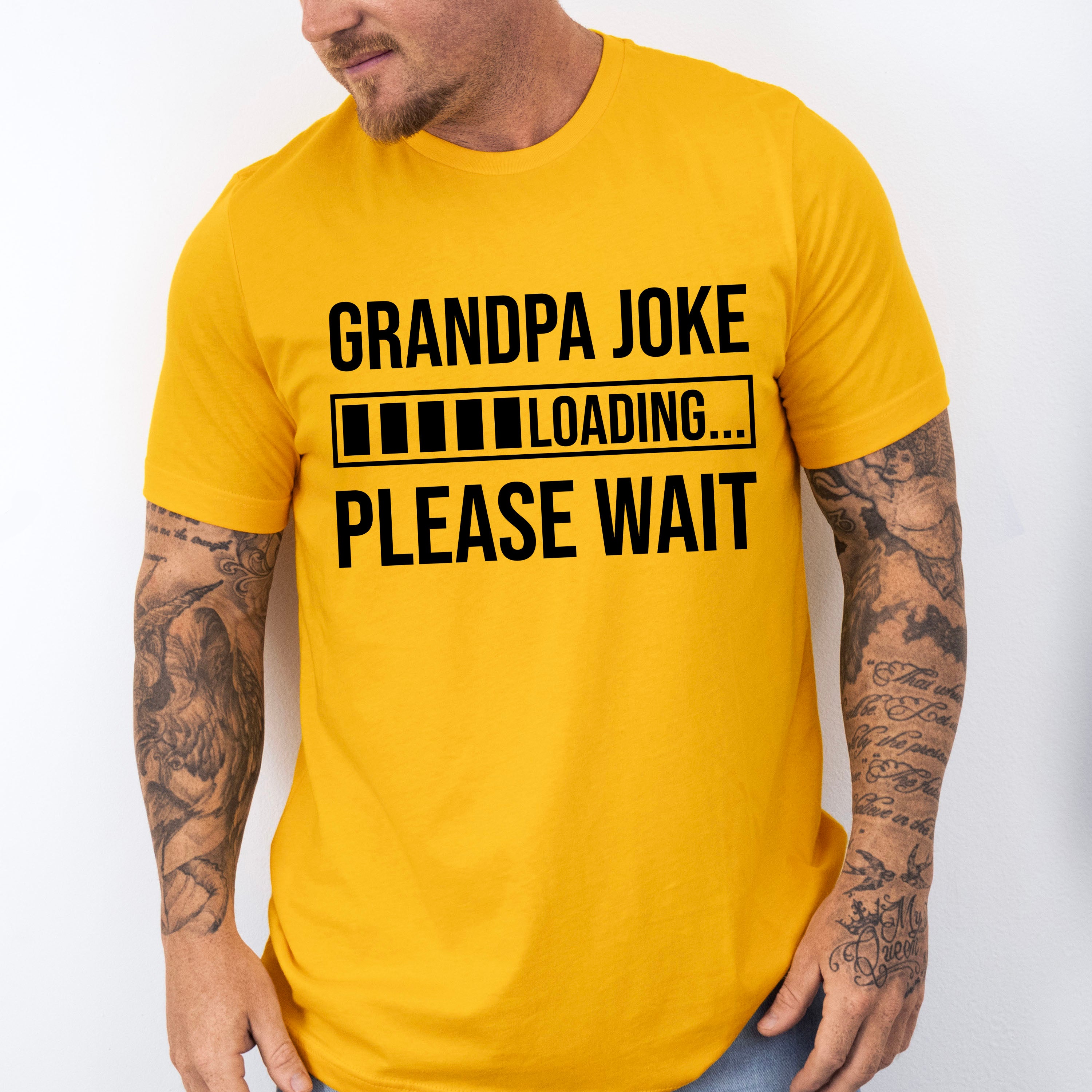 Grandpa Joke Loading - Grandpa Unisex Crewneck T-Shirt Sweatshirt Hoodie
