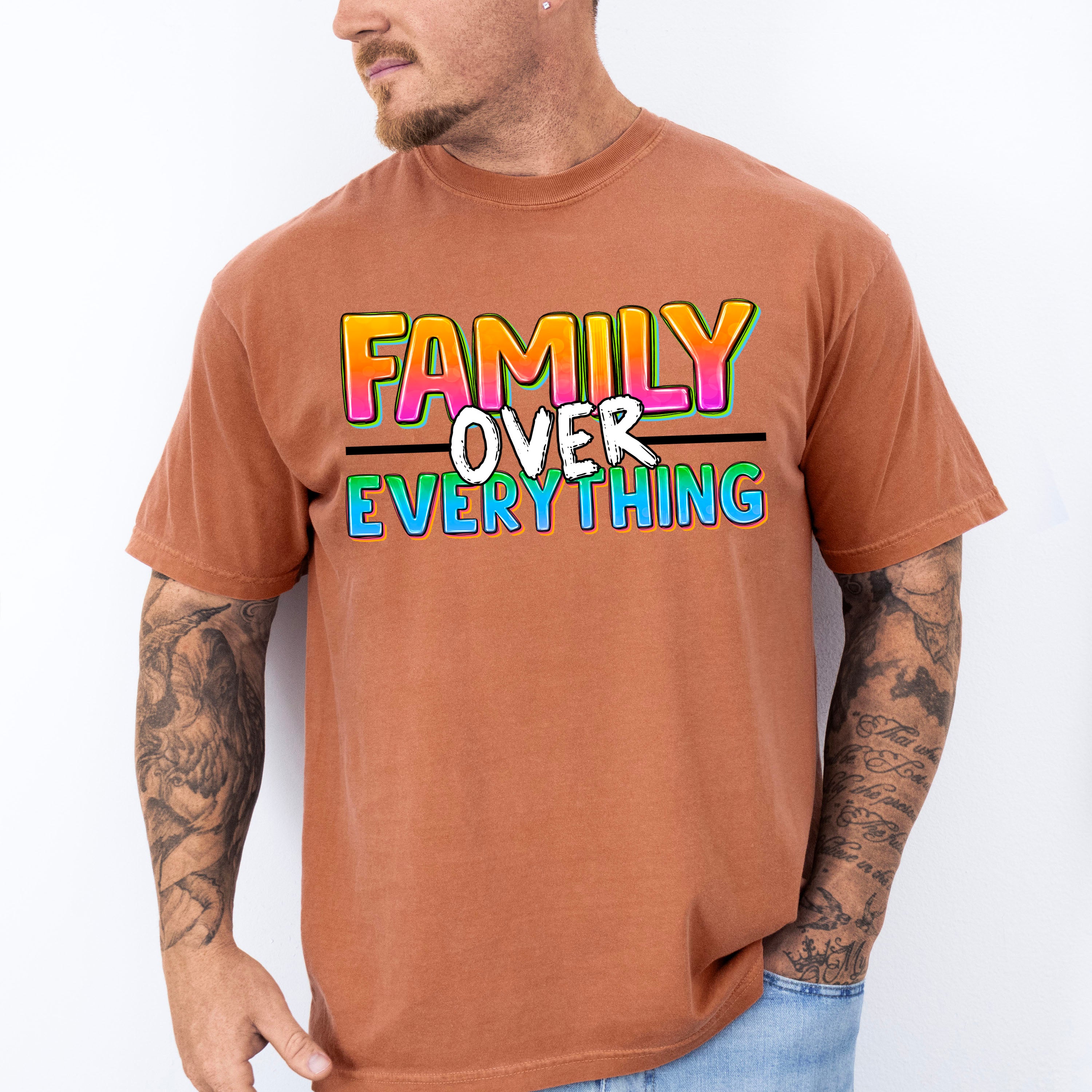 Family Over Everything - Family Reunion Unisex Crewneck T-Shirt Sweatshirt Hoodie