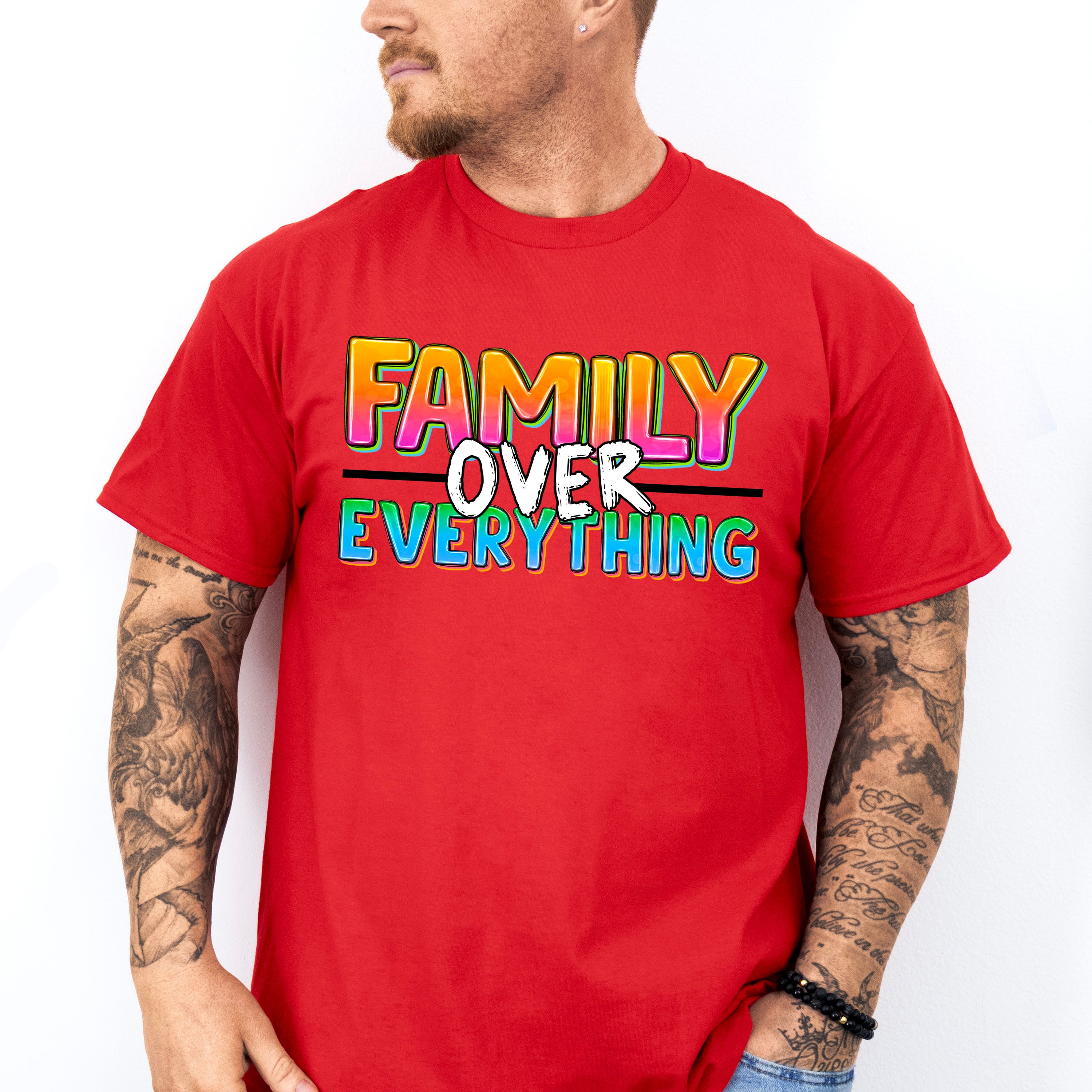 Family Over Everything - Family Reunion Unisex Crewneck T-Shirt Sweatshirt Hoodie