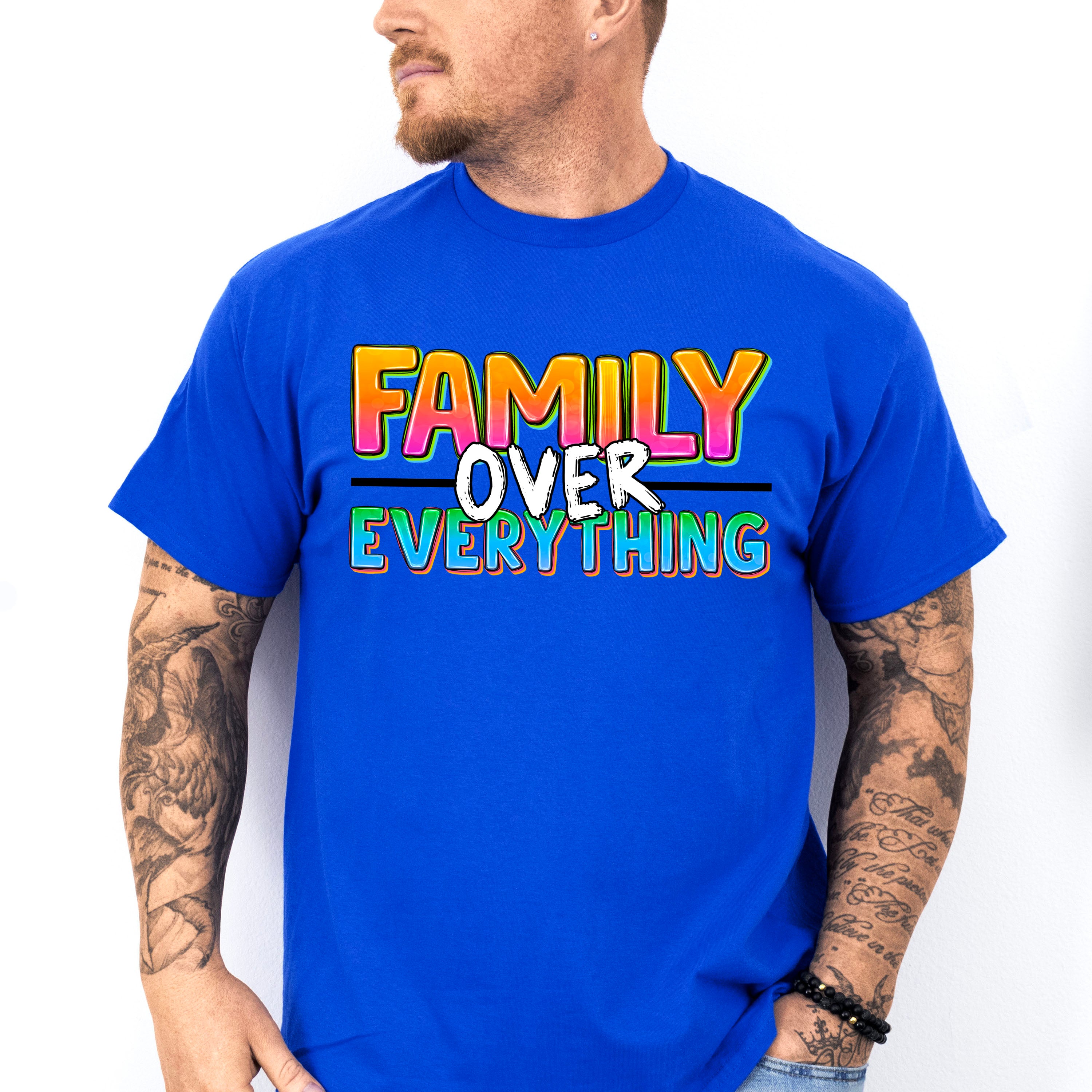 Family Over Everything - Family Reunion Unisex Crewneck T-Shirt Sweatshirt Hoodie