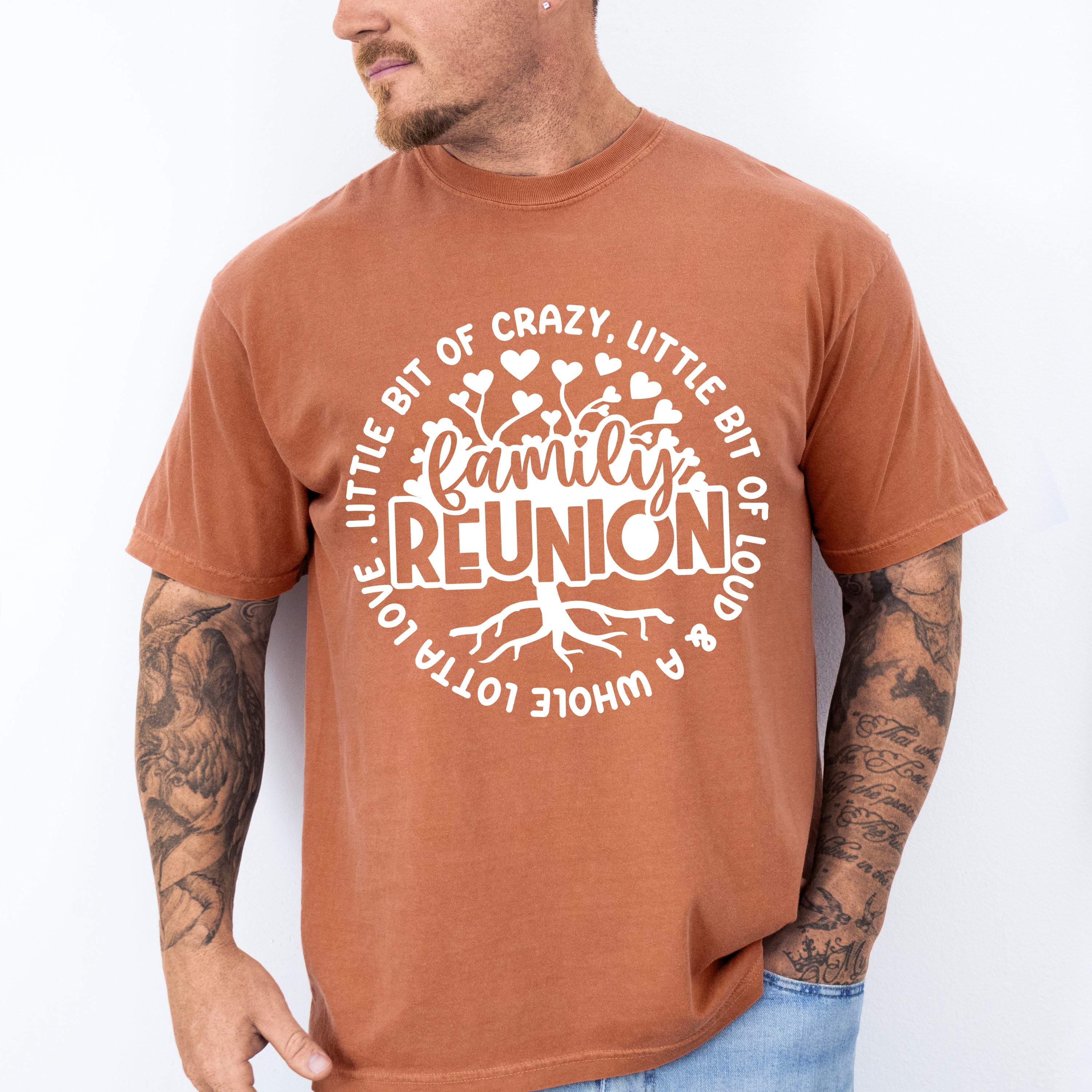 Family Tree Design - Family Reunion Unisex Crewneck T-Shirt Sweatshirt Hoodie