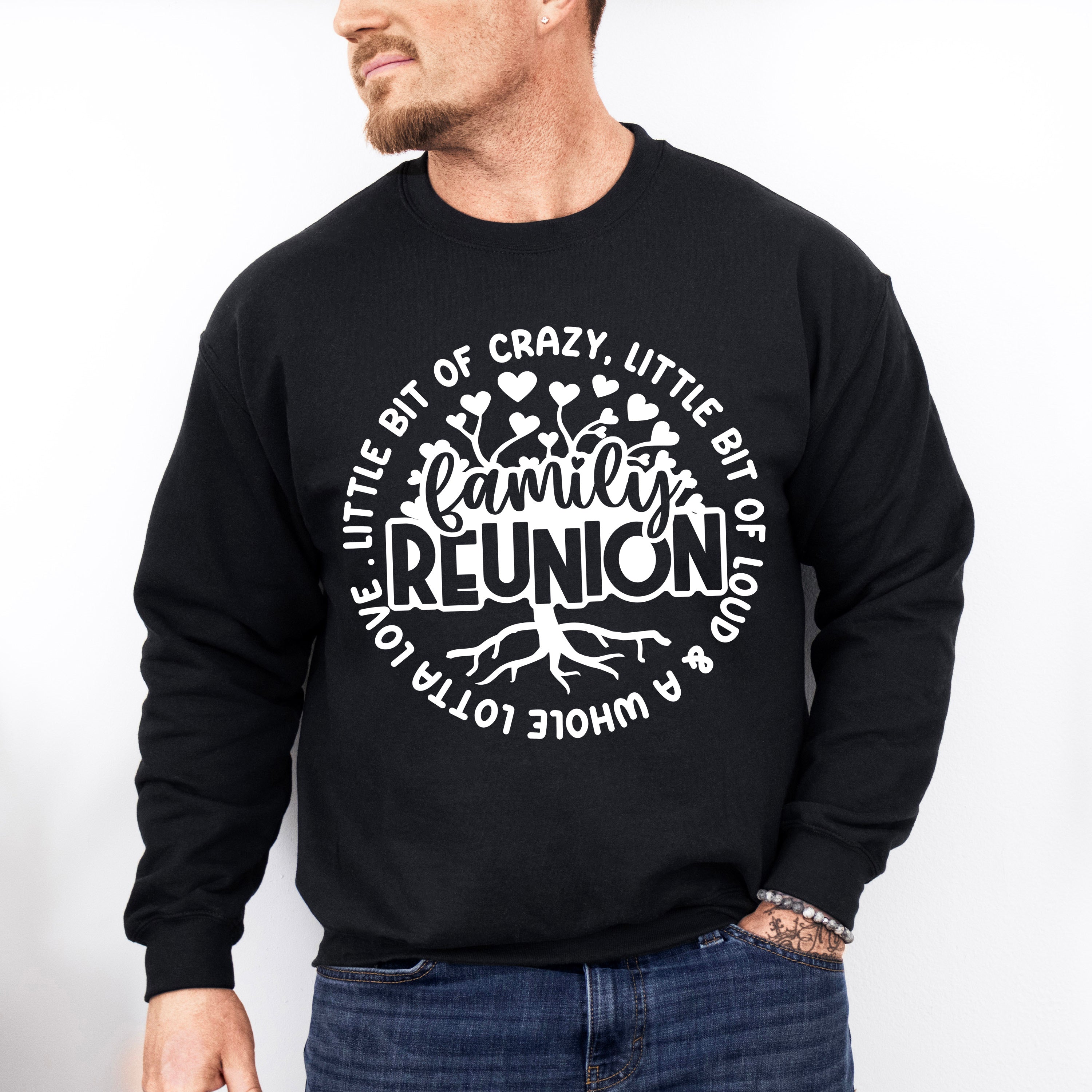 Family Tree Design - Family Reunion Unisex Crewneck T-Shirt Sweatshirt Hoodie