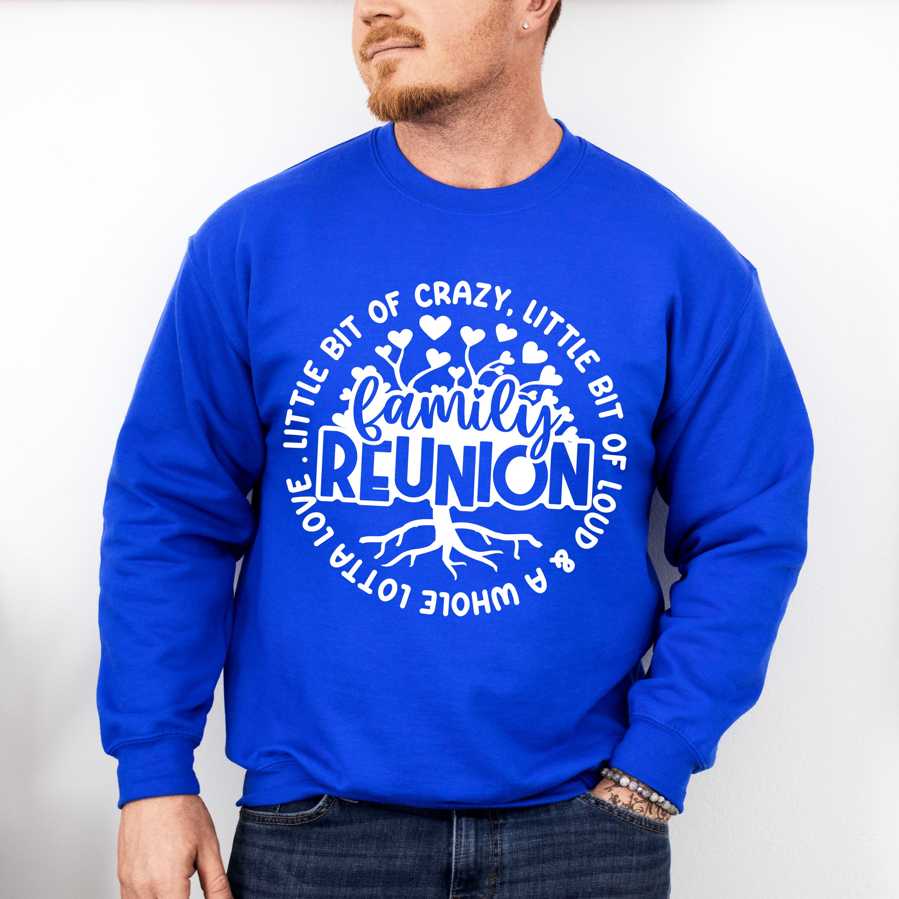 Family Tree Design - Family Reunion Unisex Crewneck T-Shirt Sweatshirt Hoodie