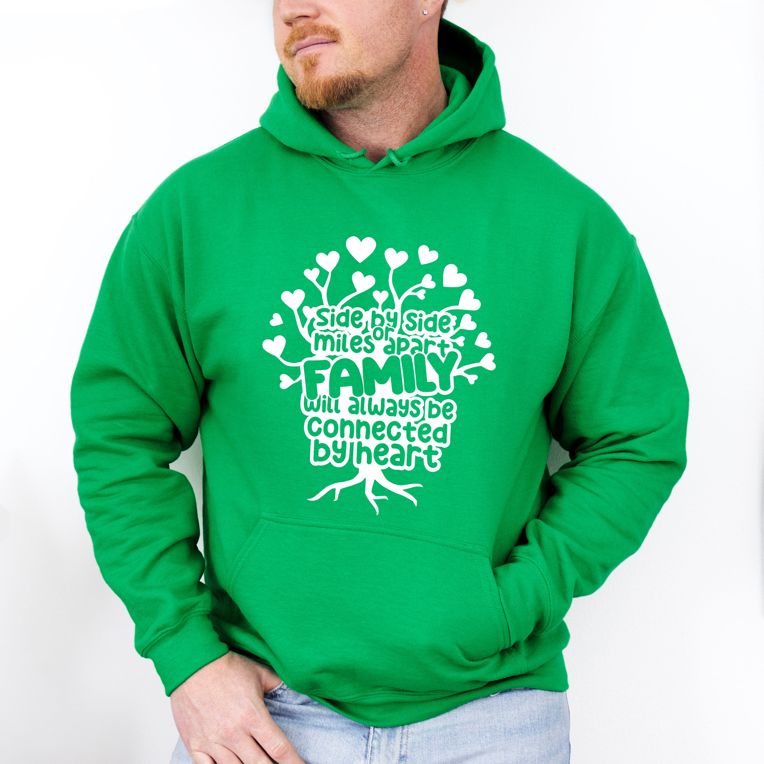 Side By Side Or Miles Apart - Family Reunion Unisex Crewneck T-Shirt Sweatshirt Hoodie