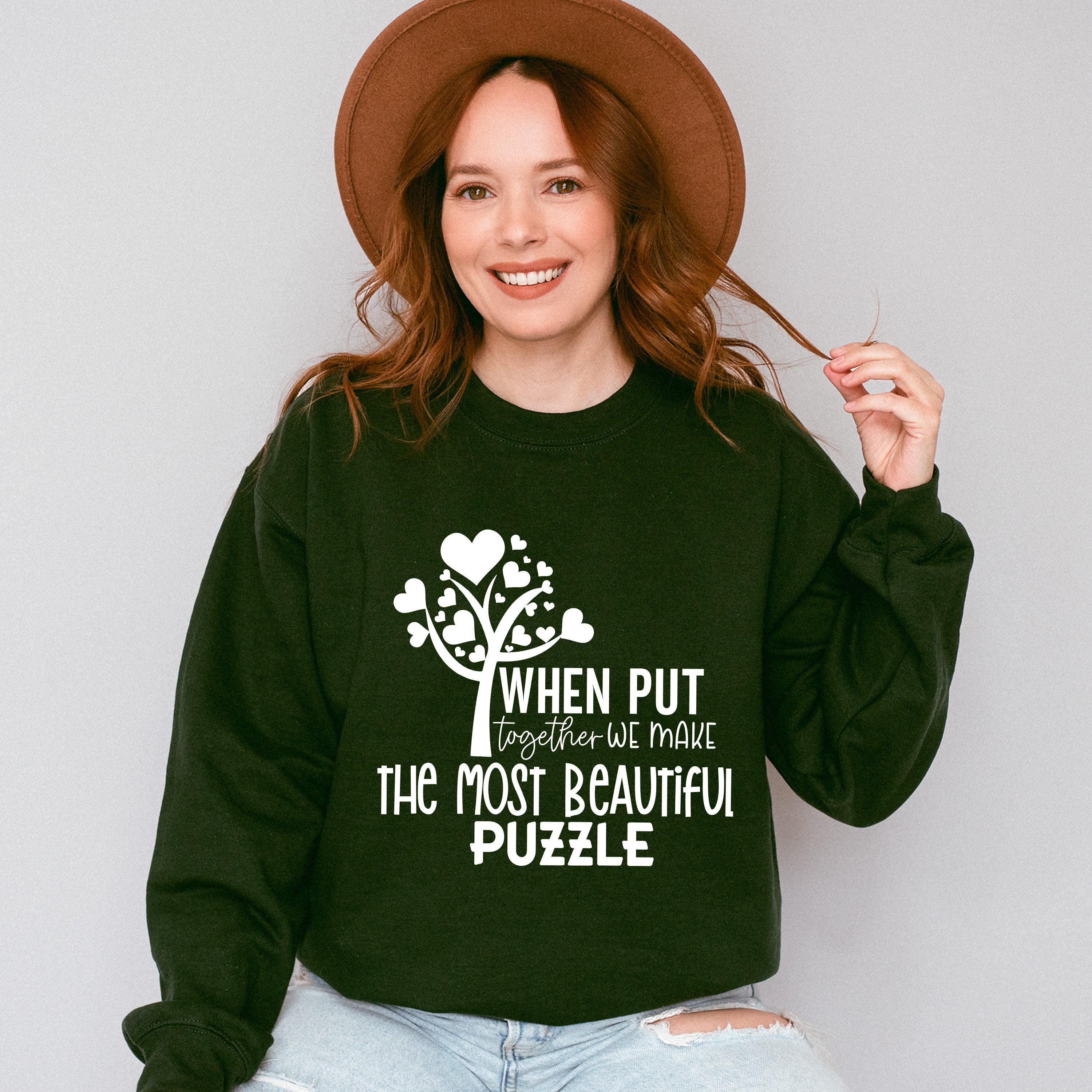 The Most Beautiful Puzzle - Family Reunion Unisex Crewneck T-Shirt Sweatshirt Hoodie