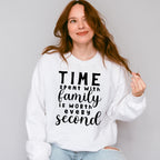 Time Spent With Family - Family Reunion Unisex Crewneck T-Shirt Sweatshirt Hoodie