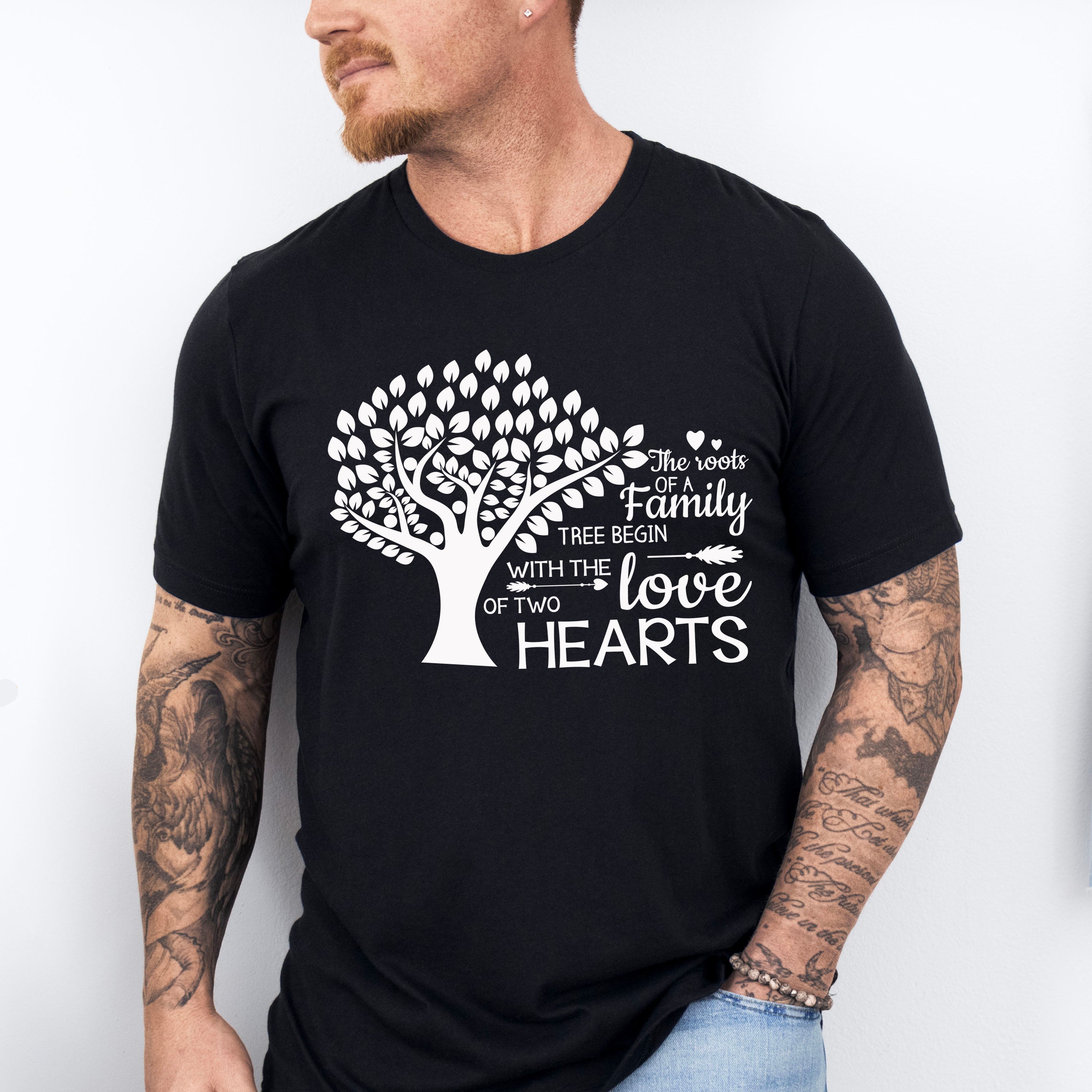 With The Love Of Two Hearts - Family Reunion Unisex Crewneck T-Shirt Sweatshirt Hoodie