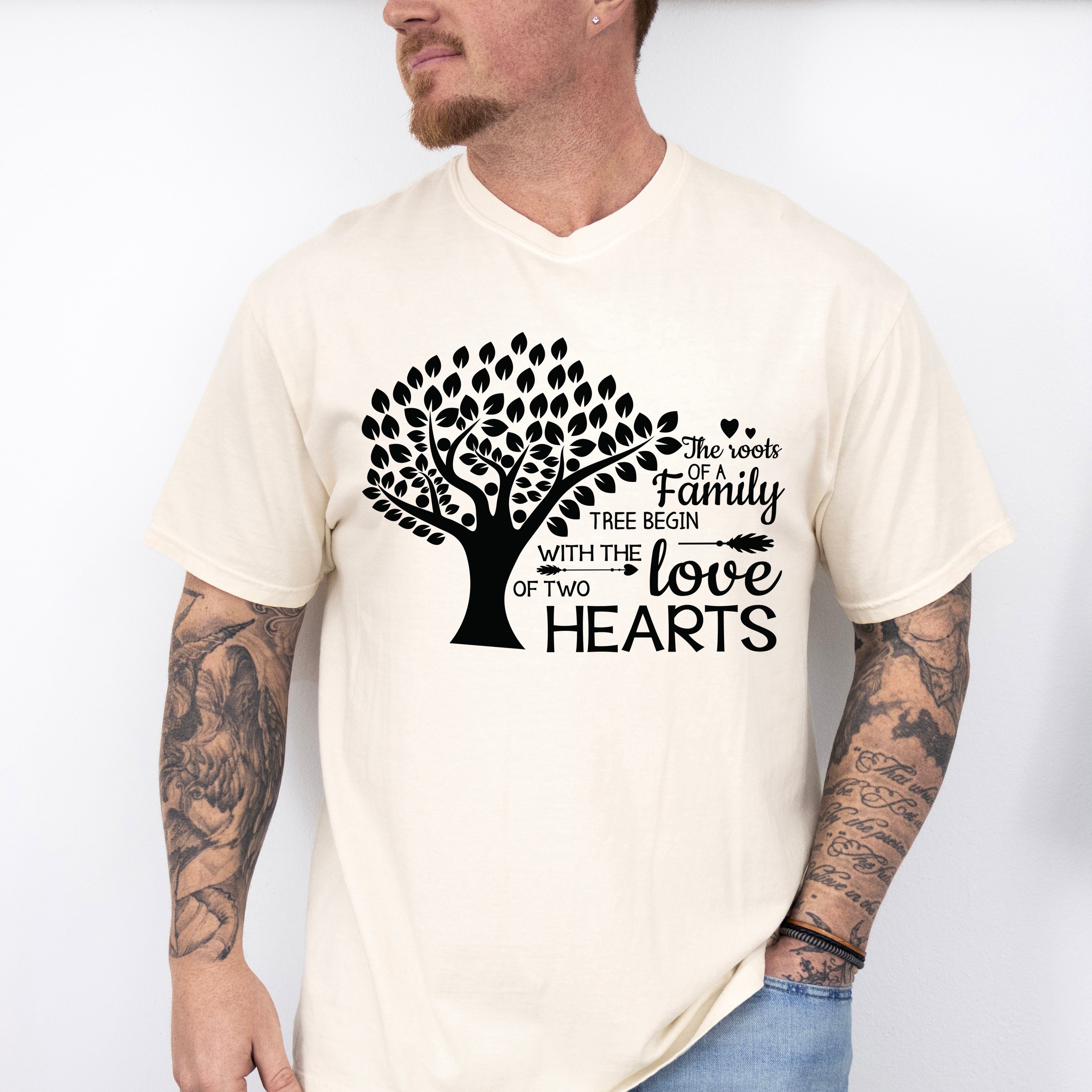 With The Love Of Two Hearts - Family Reunion Unisex Crewneck T-Shirt Sweatshirt Hoodie