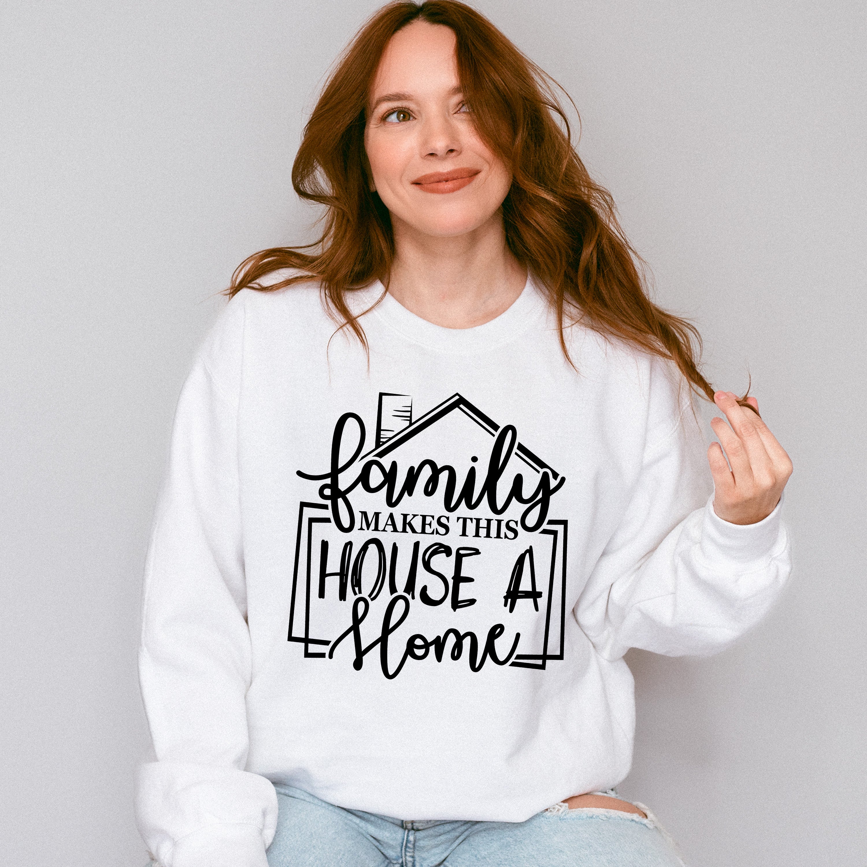 Family Makes This House - Family Reunion Unisex Crewneck T-Shirt Sweatshirt Hoodie