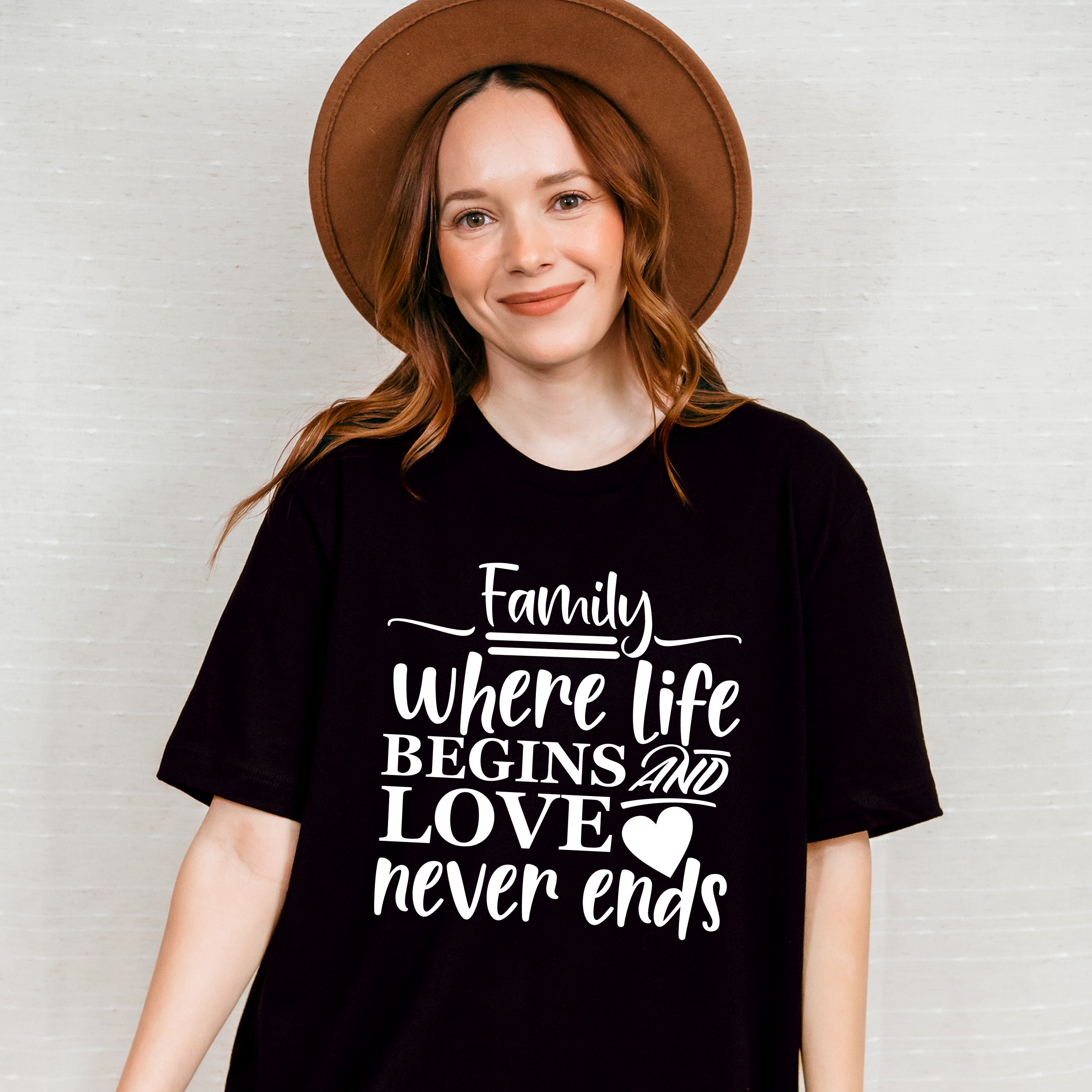 Where Life Begins And Love Never Ends - Family Reunion Unisex Crewneck T-Shirt Sweatshirt Hoodie