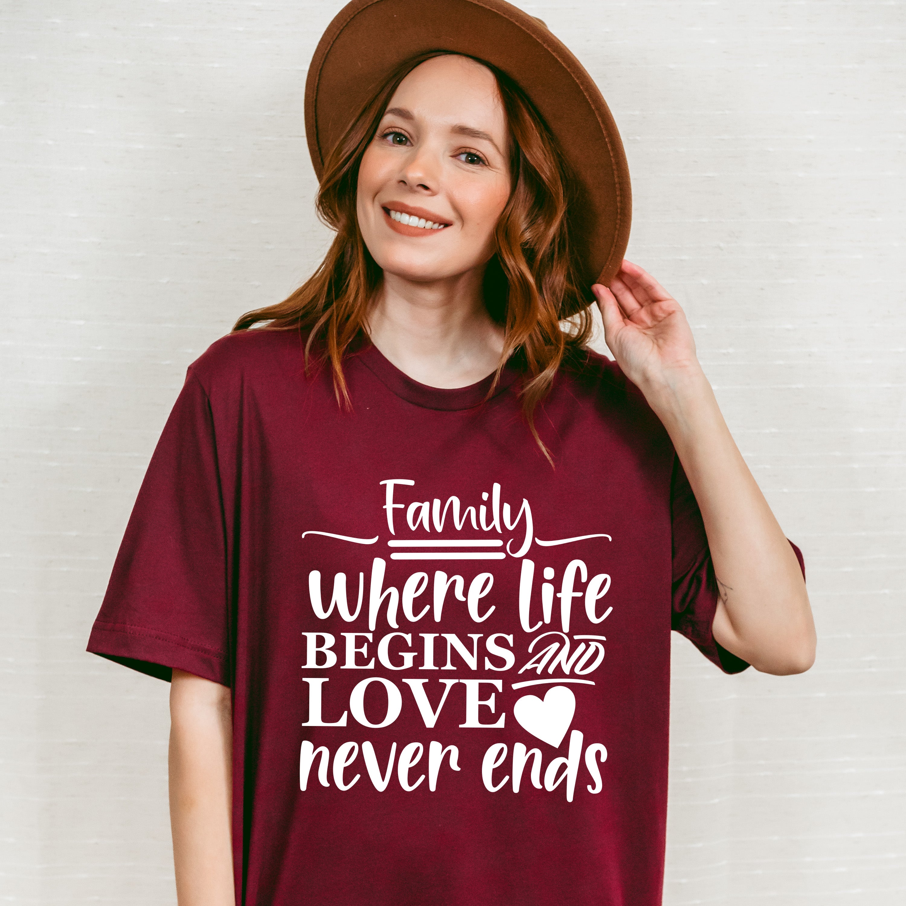 Where Life Begins And Love Never Ends - Family Reunion Unisex Crewneck T-Shirt Sweatshirt Hoodie