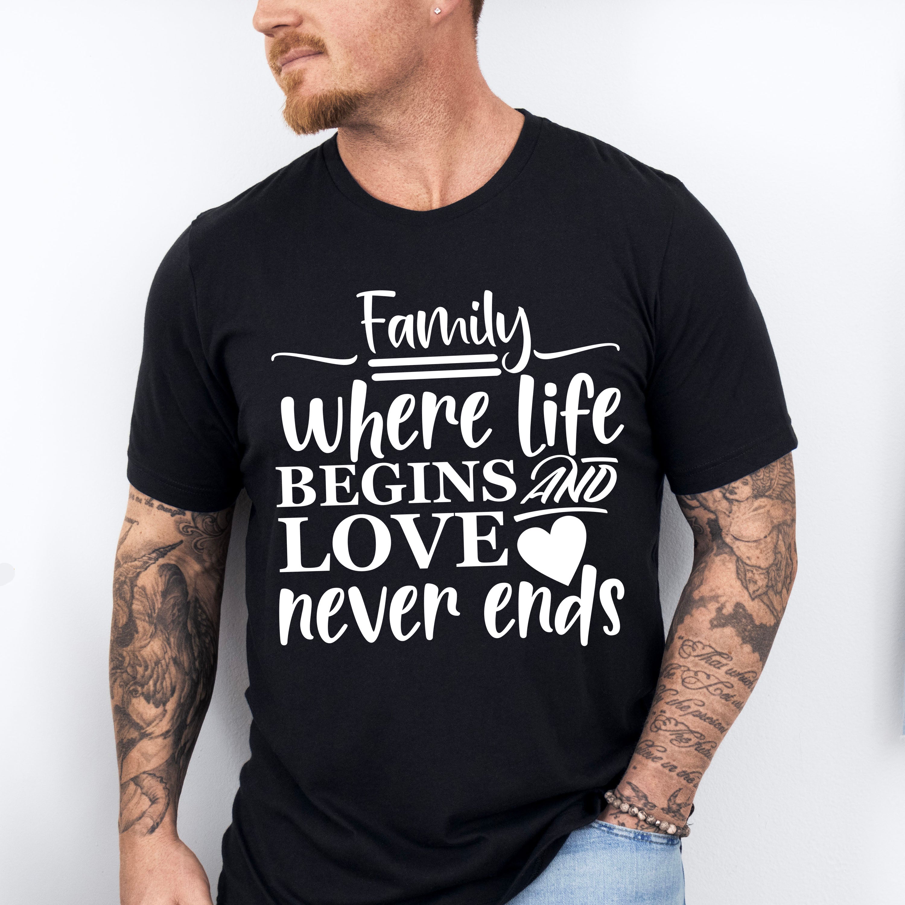 Where Life Begins And Love Never Ends - Family Reunion Unisex Crewneck T-Shirt Sweatshirt Hoodie