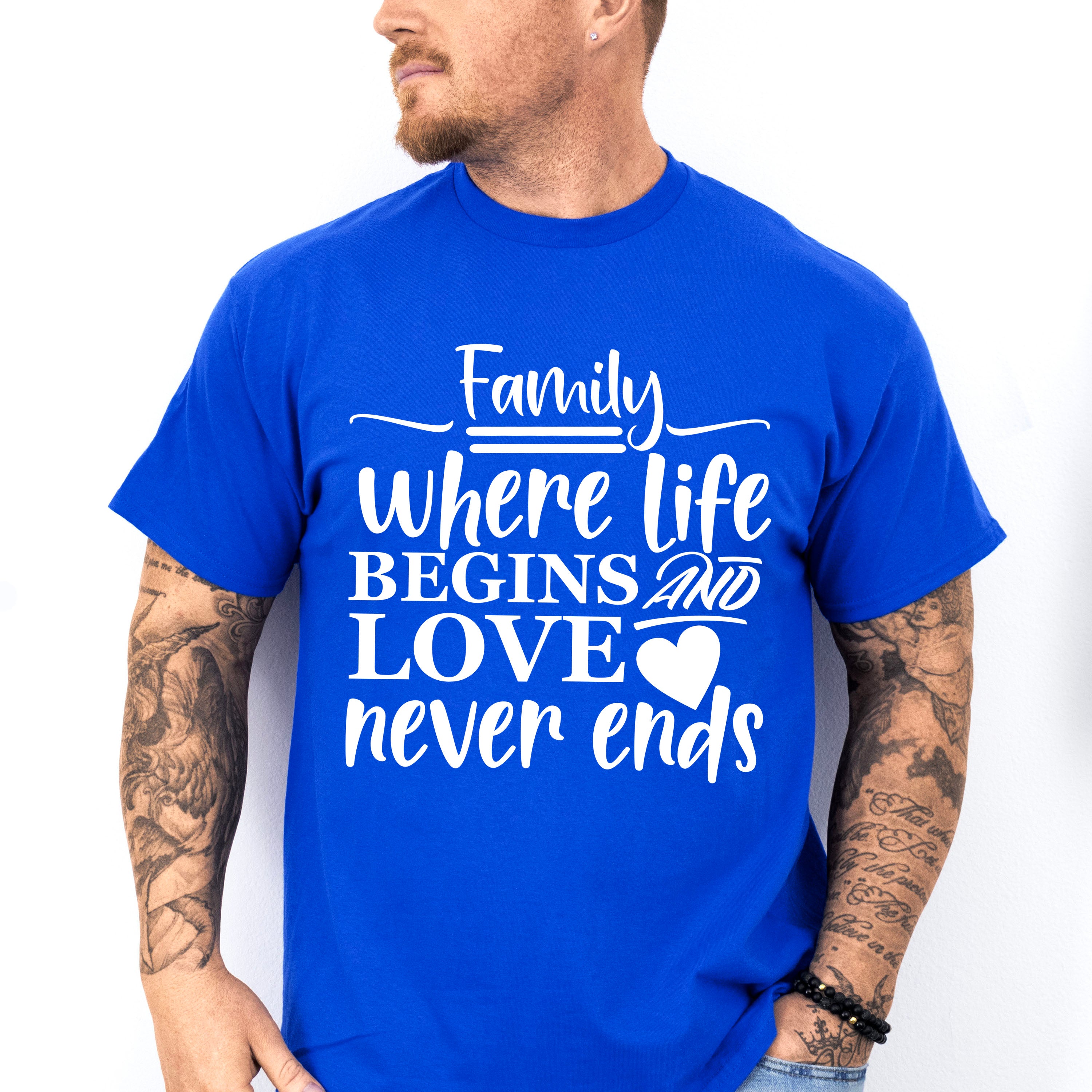 Where Life Begins And Love Never Ends - Family Reunion Unisex Crewneck T-Shirt Sweatshirt Hoodie