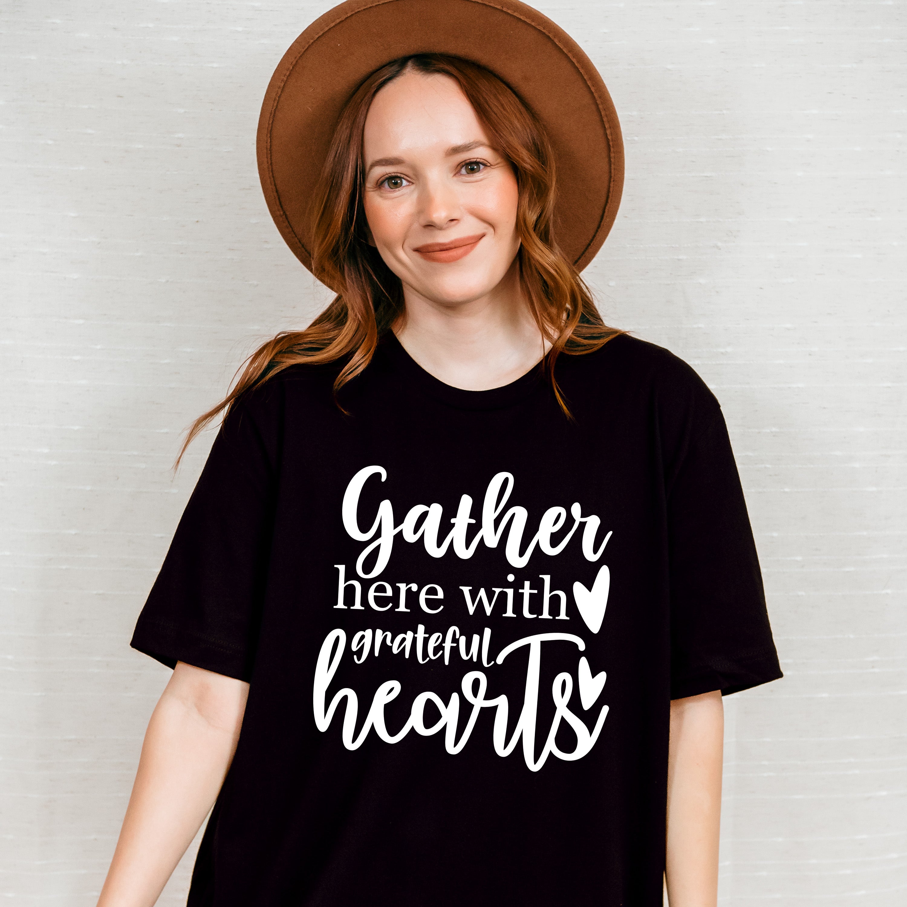 Gather Here With Grateful Hearts - Family Reunion Unisex Crewneck T-Shirt Sweatshirt Hoodie