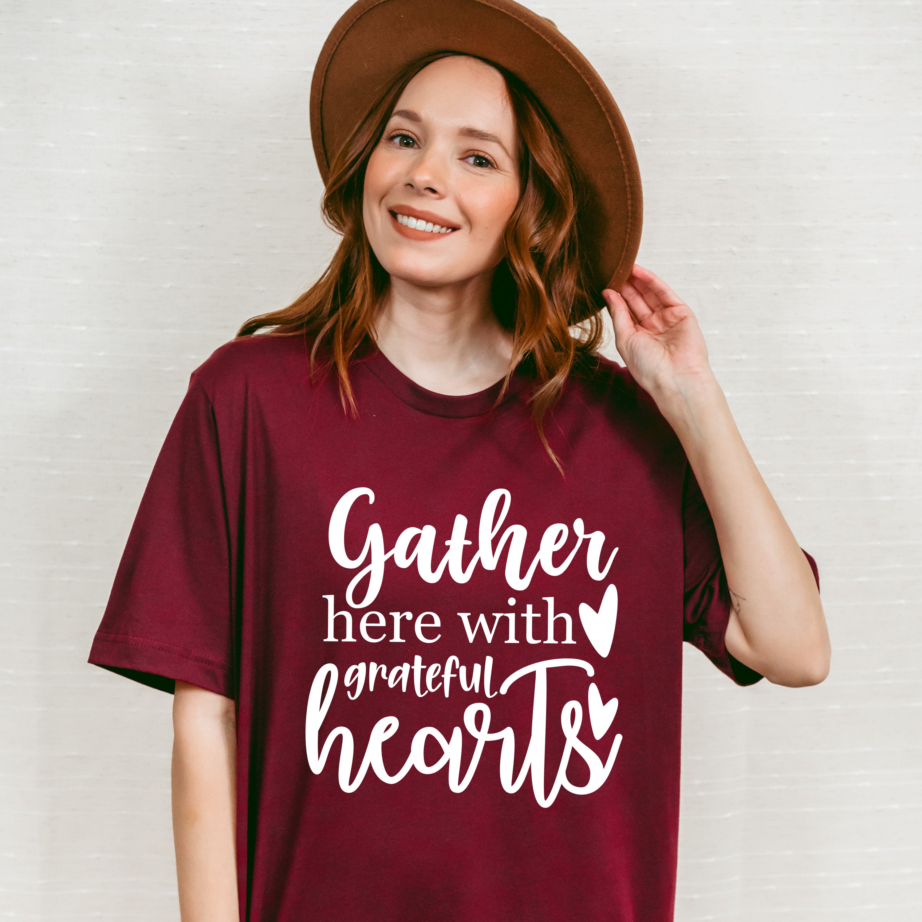 Gather Here With Grateful Hearts - Family Reunion Unisex Crewneck T-Shirt Sweatshirt Hoodie