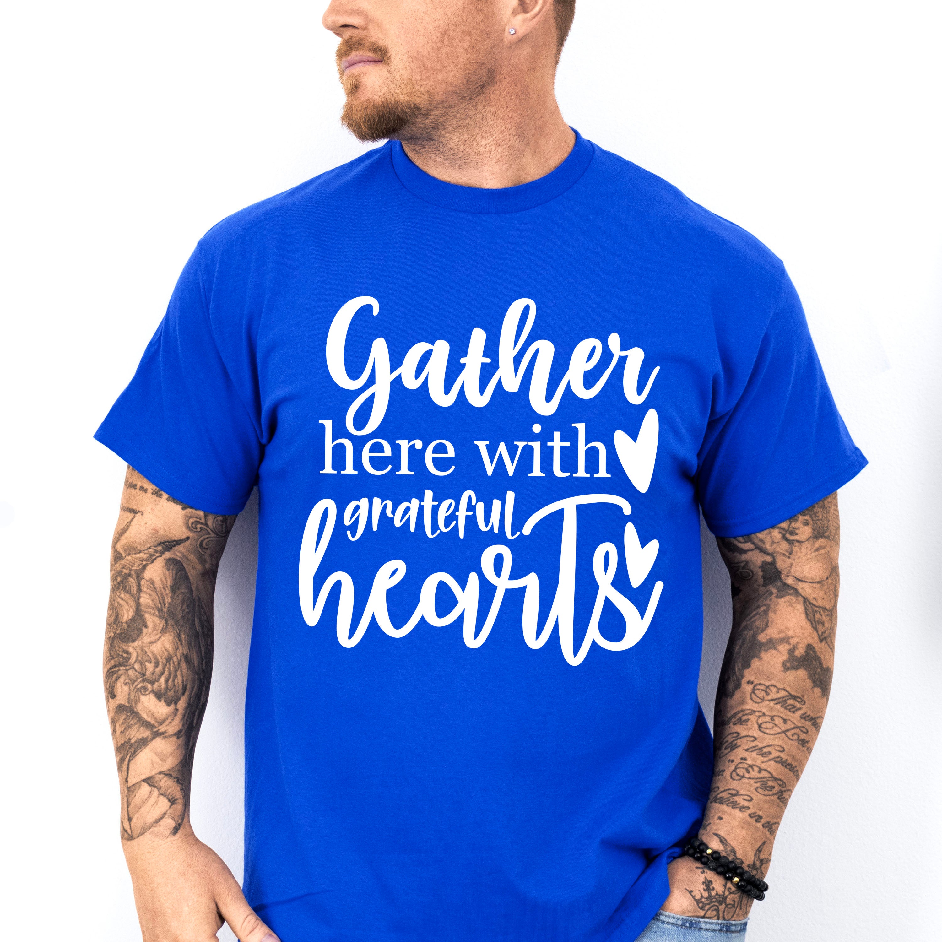 Gather Here With Grateful Hearts - Family Reunion Unisex Crewneck T-Shirt Sweatshirt Hoodie