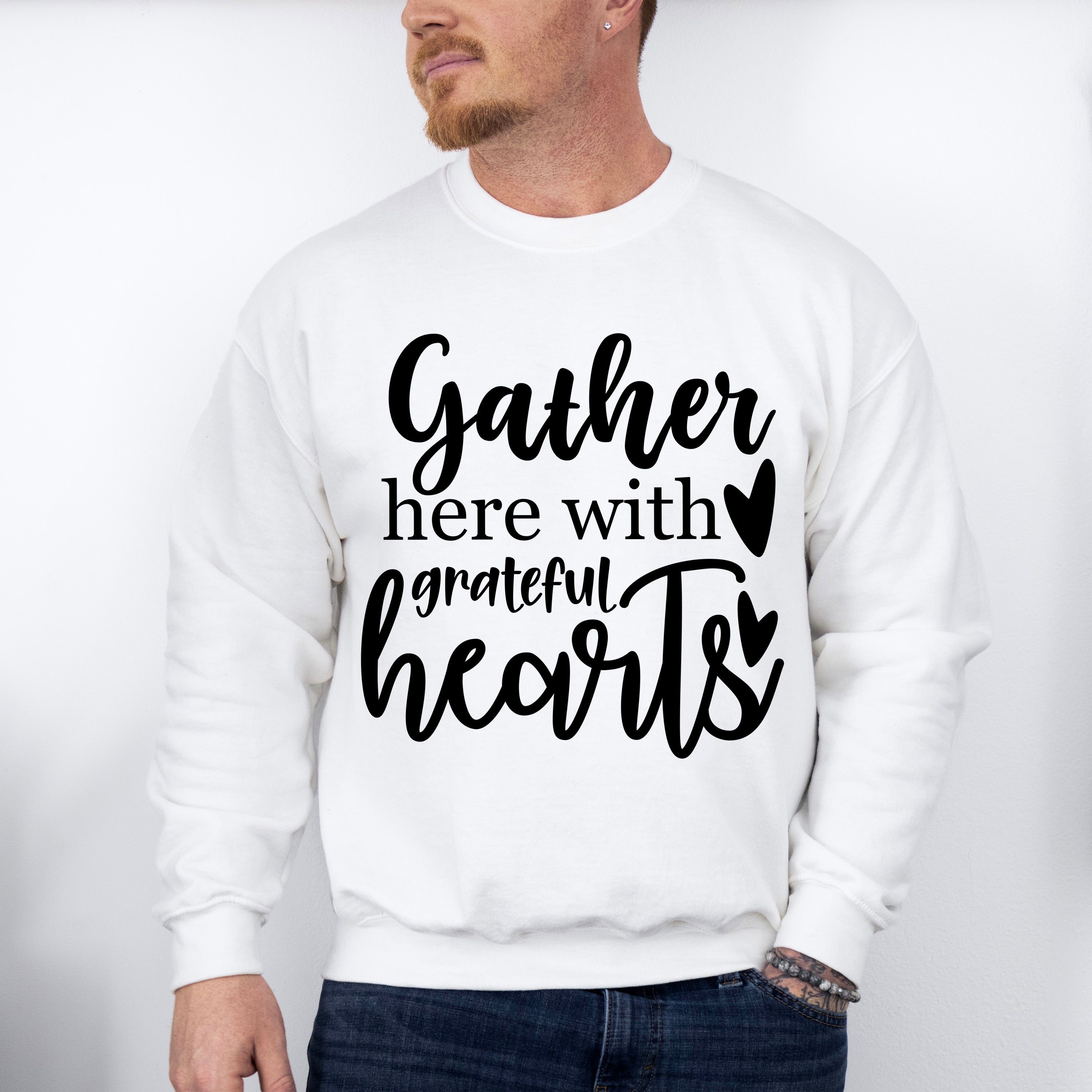 Gather Here With Grateful Hearts - Family Reunion Unisex Crewneck T-Shirt Sweatshirt Hoodie