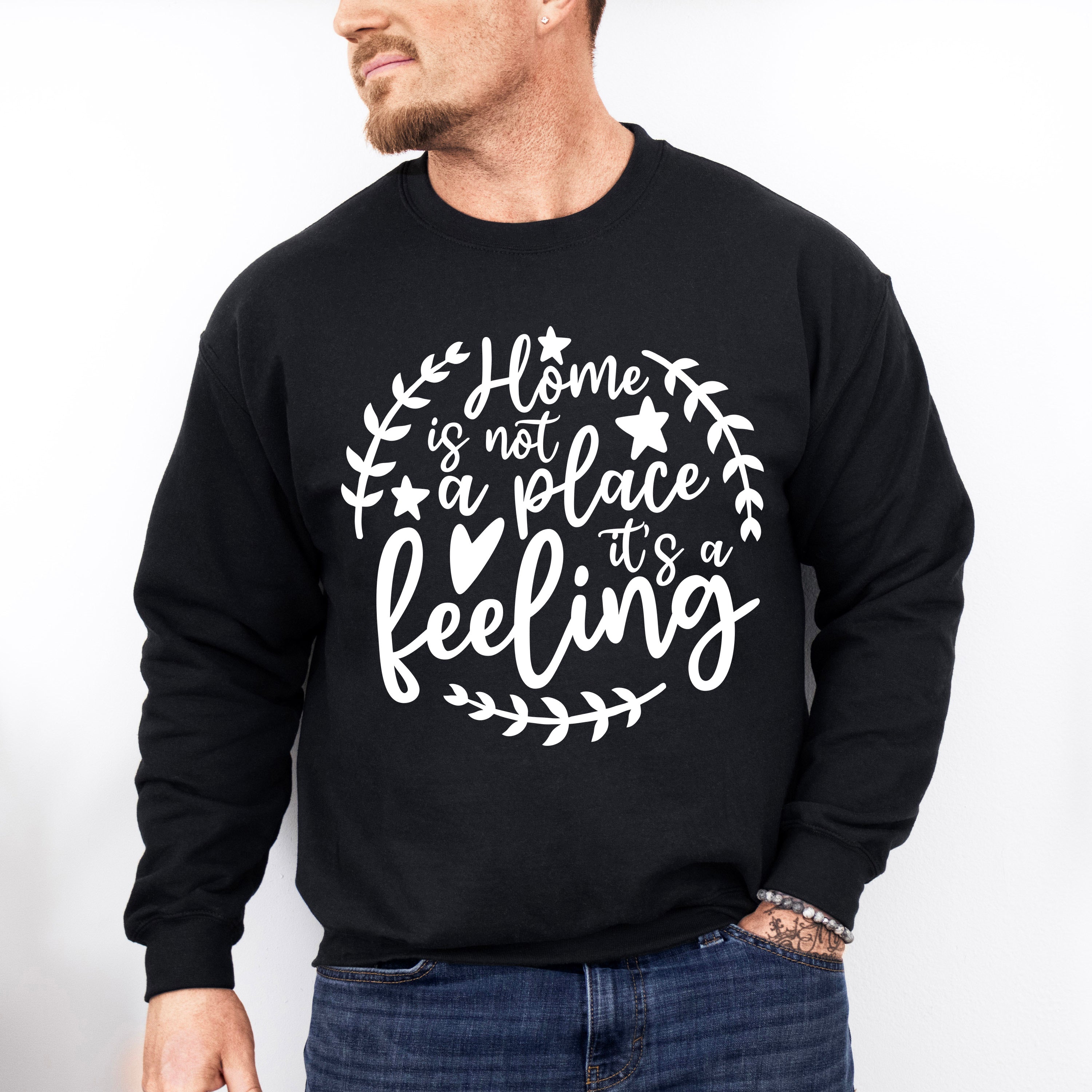 Home Is A Feeling - Family Reunion Unisex Crewneck T-Shirt Sweatshirt Hoodie