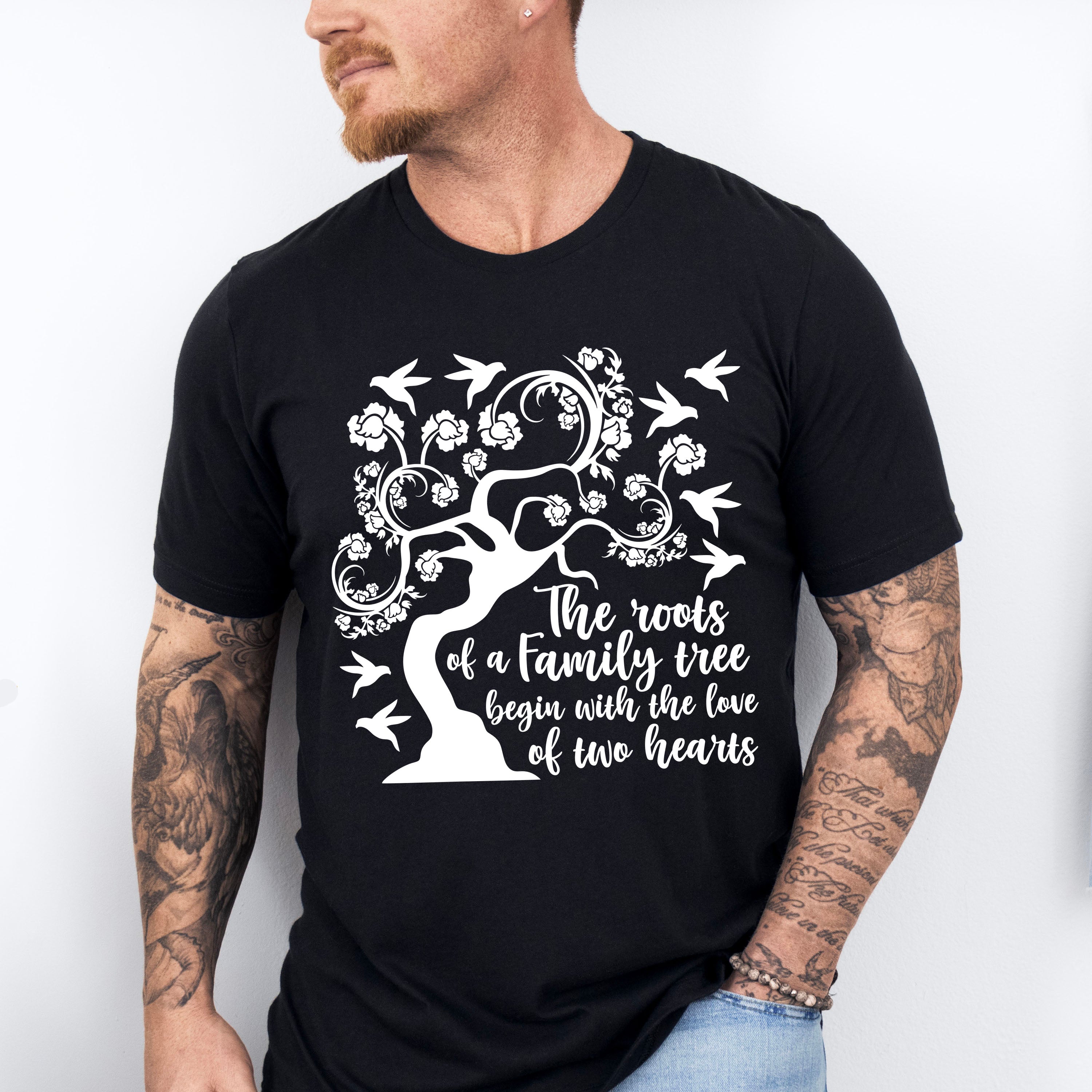 Family Roots Tree Design - Family Reunion Unisex Crewneck T-Shirt Sweatshirt Hoodie