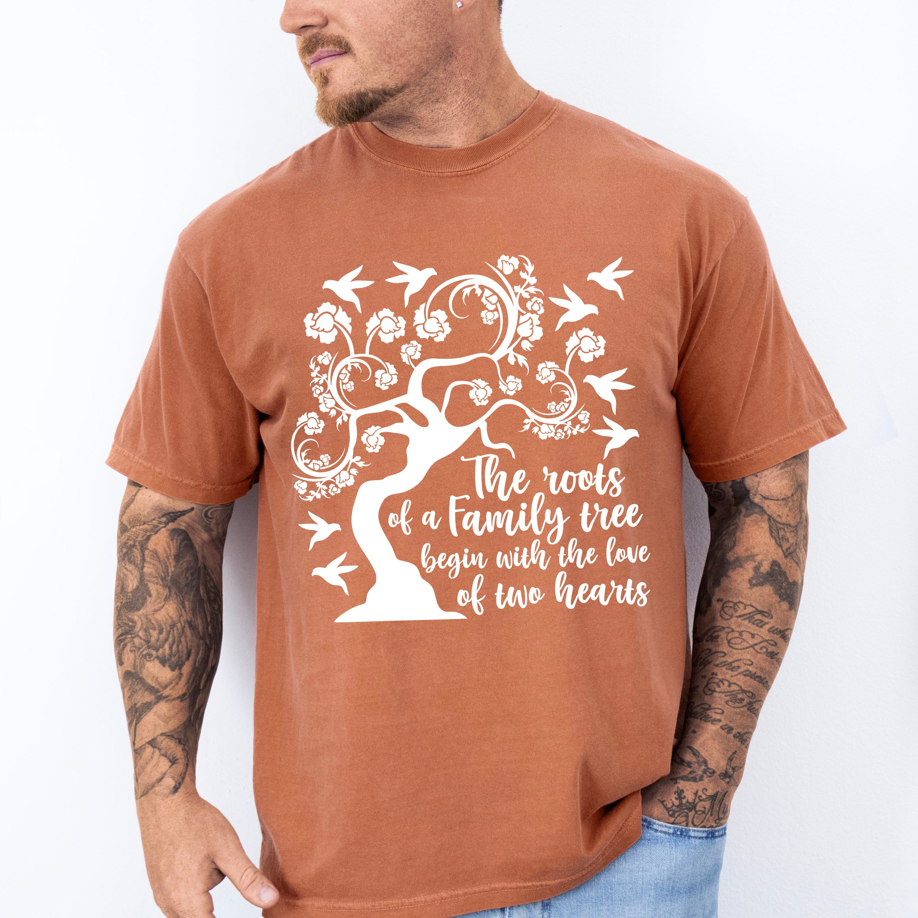 Family Roots Tree Design - Family Reunion Unisex Crewneck T-Shirt Sweatshirt Hoodie