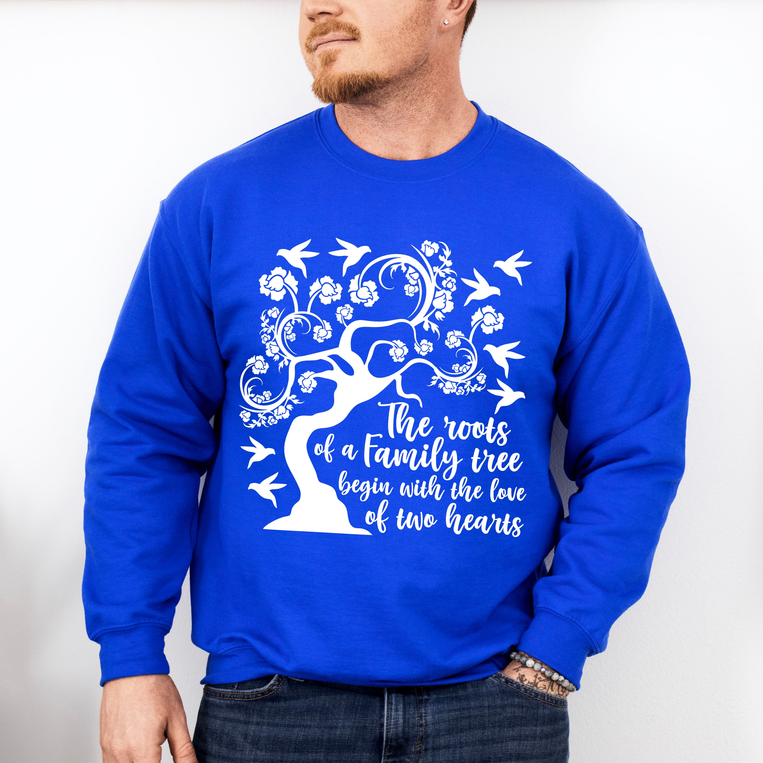 Family Roots Tree Design - Family Reunion Unisex Crewneck T-Shirt Sweatshirt Hoodie