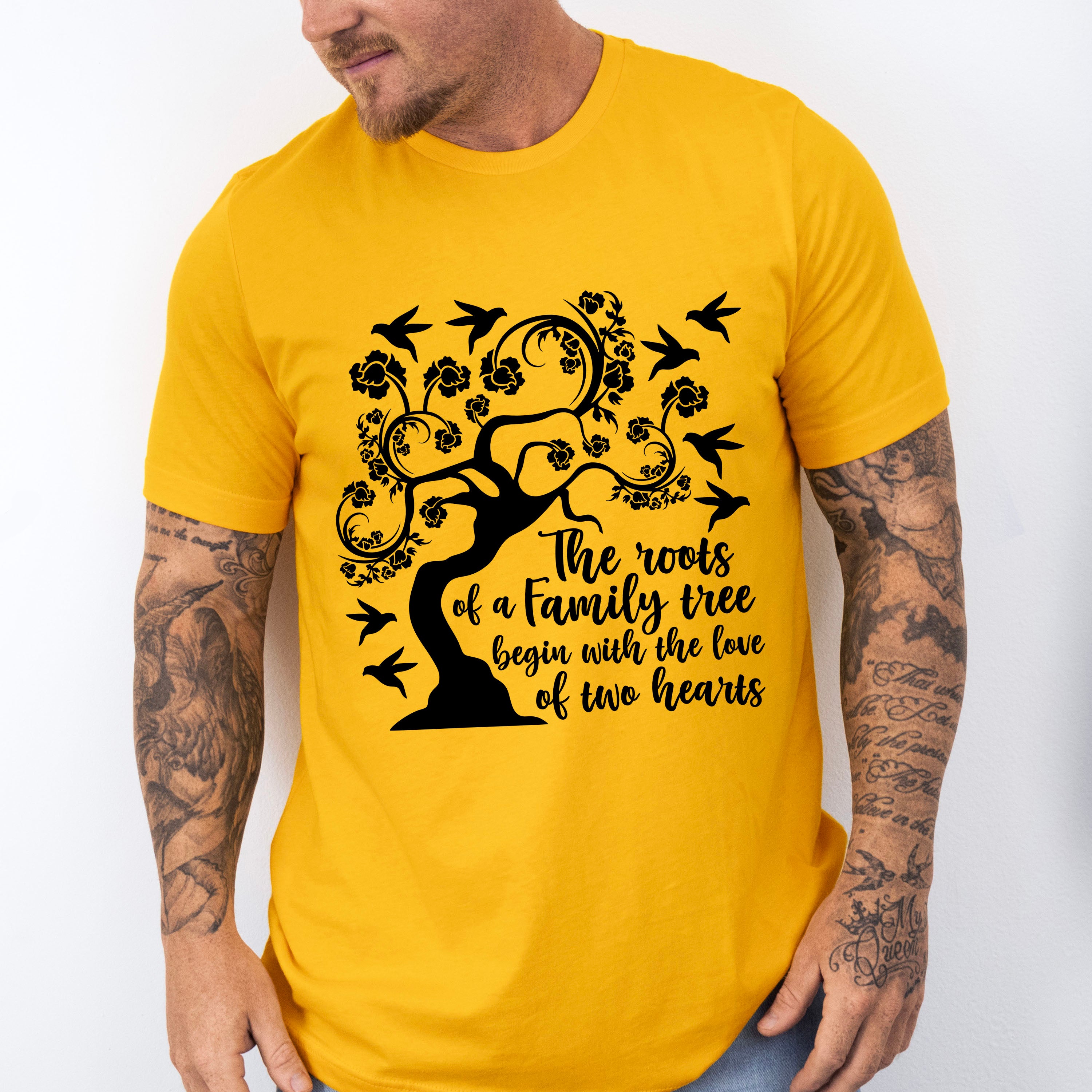 Family Roots Tree Design - Family Reunion Unisex Crewneck T-Shirt Sweatshirt Hoodie