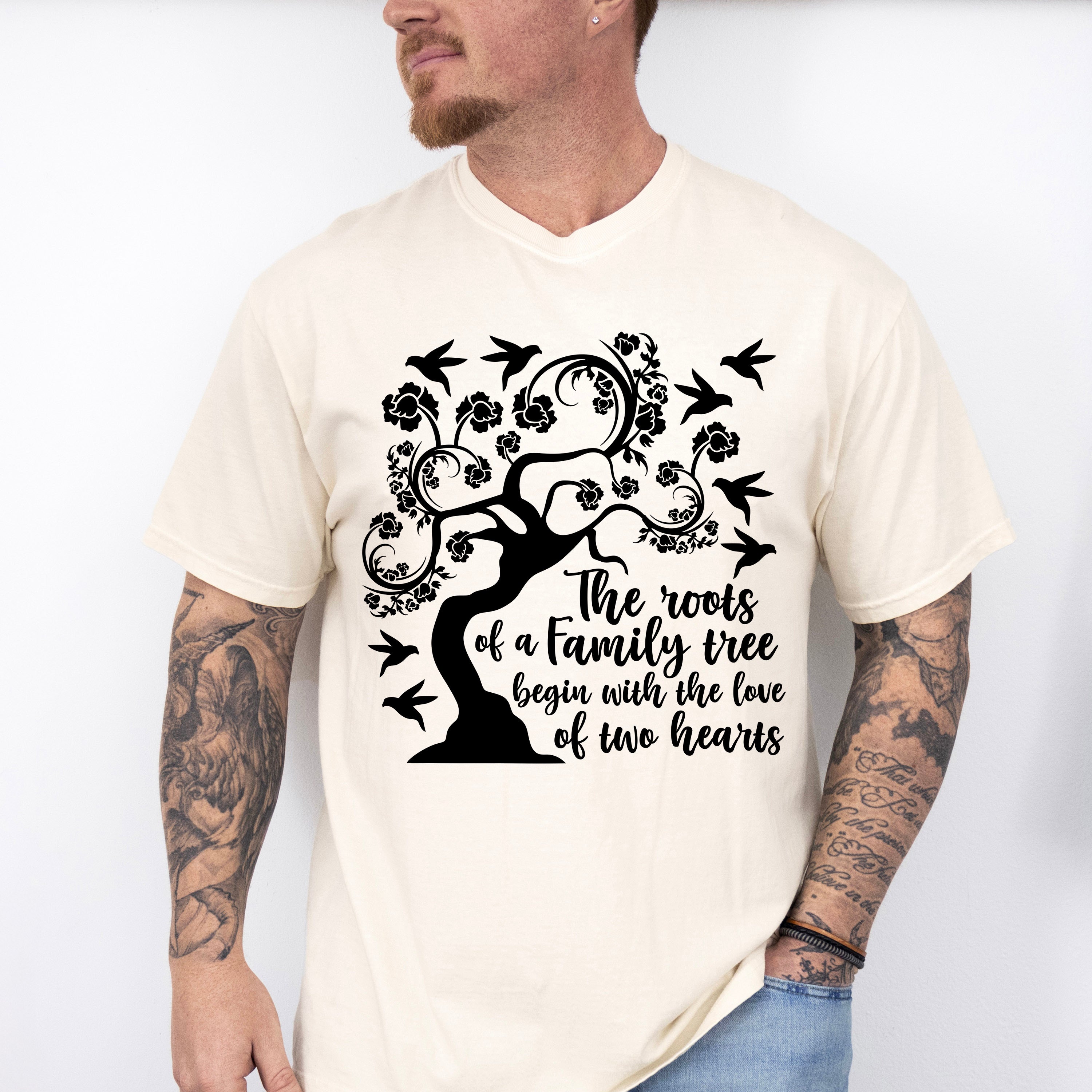 Family Roots Tree Design - Family Reunion Unisex Crewneck T-Shirt Sweatshirt Hoodie