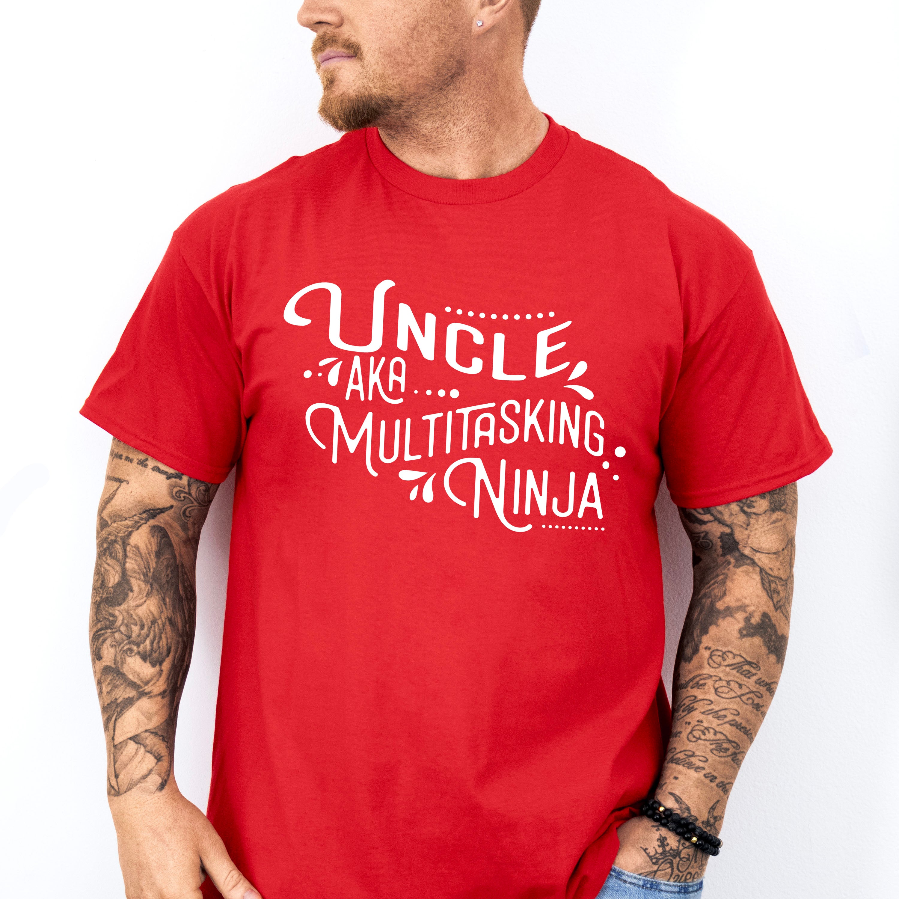 AKA Multitasking Ninja - Uncle Unisex Crewneck T-Shirt Sweatshirt Hoodie