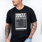 Uncle Nutrition Facts - Uncle Unisex Crewneck T-Shirt Sweatshirt Hoodie