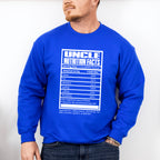 Uncle Nutrition Facts - Uncle Unisex Crewneck T-Shirt Sweatshirt Hoodie