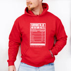 Uncle Nutrition Facts - Uncle Unisex Crewneck T-Shirt Sweatshirt Hoodie