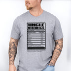 Uncle Nutrition Facts - Uncle Unisex Crewneck T-Shirt Sweatshirt Hoodie