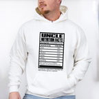 Uncle Nutrition Facts - Uncle Unisex Crewneck T-Shirt Sweatshirt Hoodie