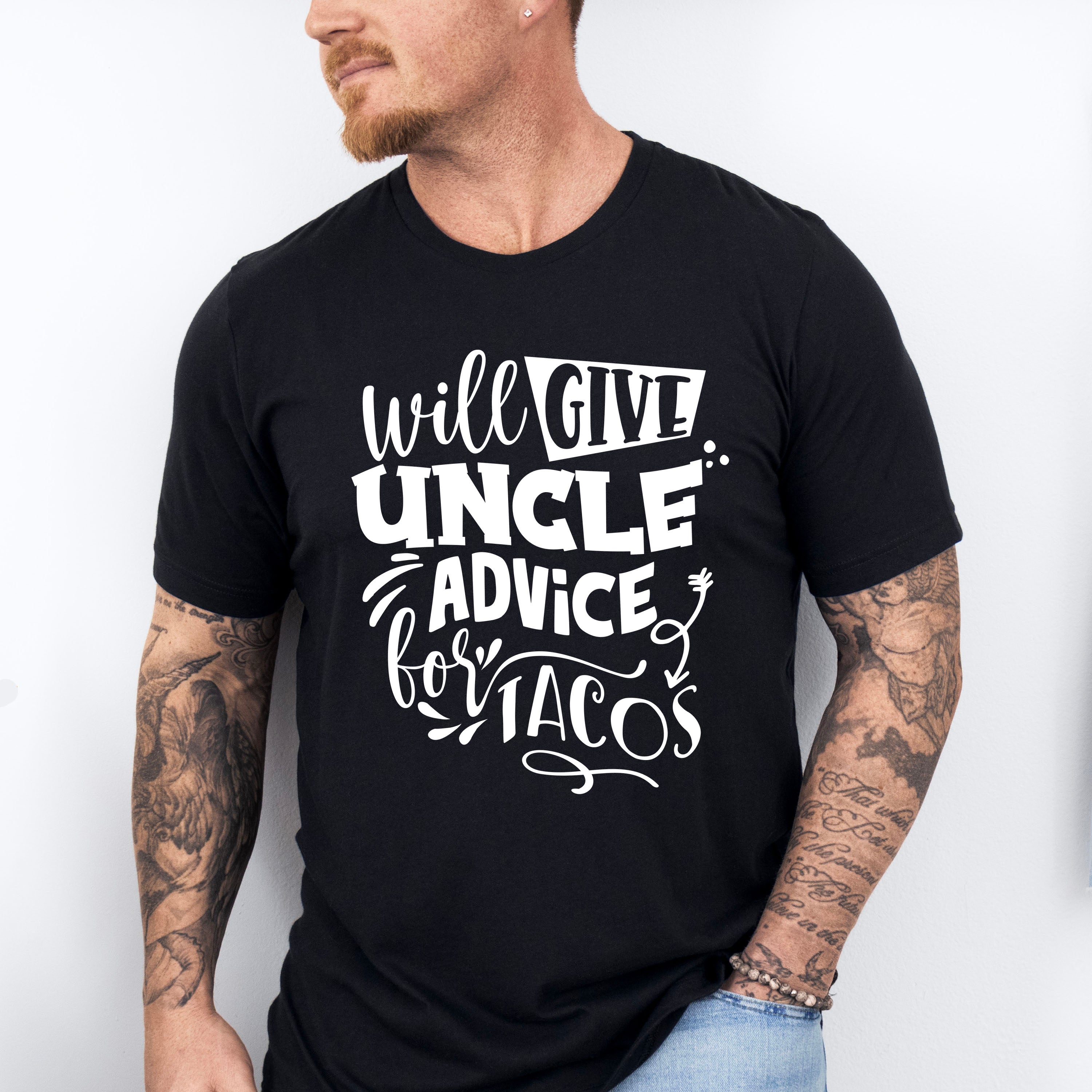 Uncle Advice For Tacos - Uncle Unisex Crewneck T-Shirt Sweatshirt Hoodie