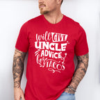 Uncle Advice For Tacos - Uncle Unisex Crewneck T-Shirt Sweatshirt Hoodie
