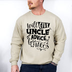 Uncle Advice For Tacos - Uncle Unisex Crewneck T-Shirt Sweatshirt Hoodie