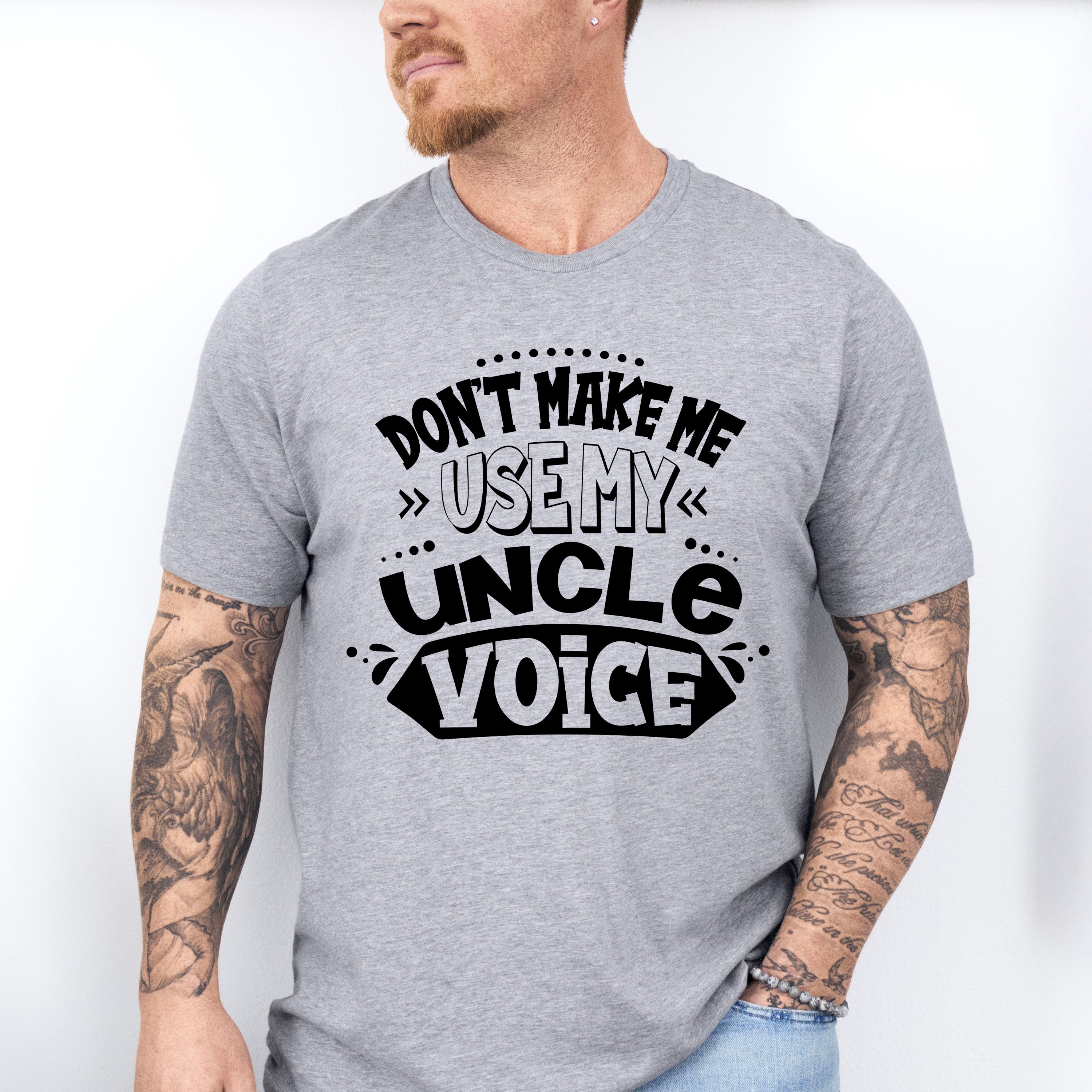 My Uncle Voice - Uncle Unisex Crewneck T-Shirt Sweatshirt Hoodie